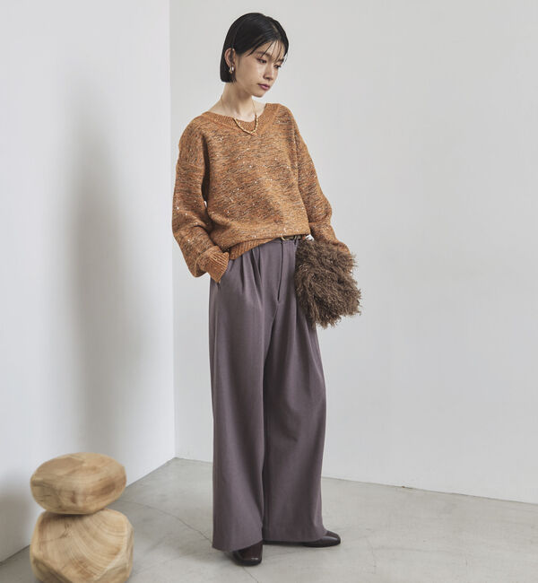 Doux archives「３タックワイドパンツ」|チノ|