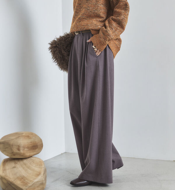 Doux archives「３タックワイドパンツ」|チノ|