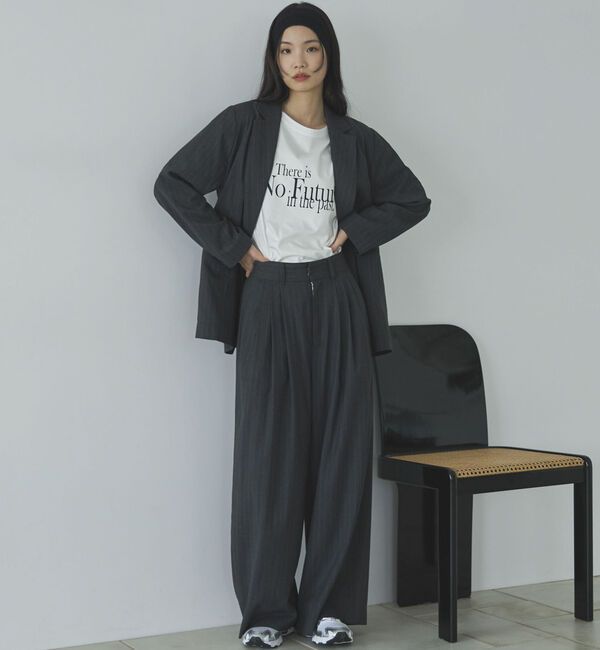 Doux archives「ストライプダブルテーラードジャケット」|テーラードジャケット|