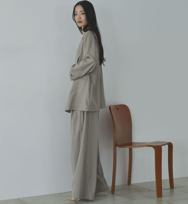 Doux archives「ストライプダブルテーラードジャケット」|テーラードジャケット|