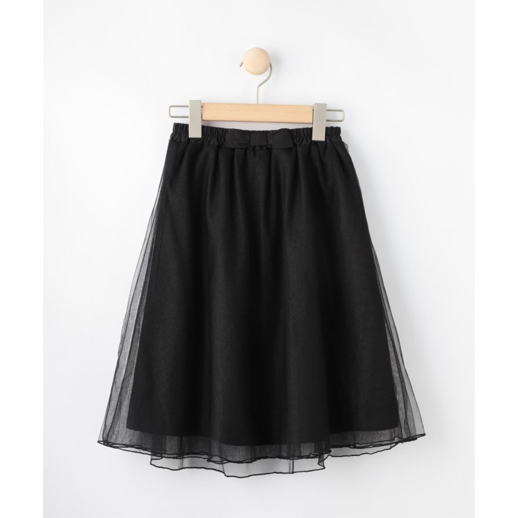 SHOO･LA･RUE「【100-140cm/プチセレ】ラメチュールスカート」|スカート|