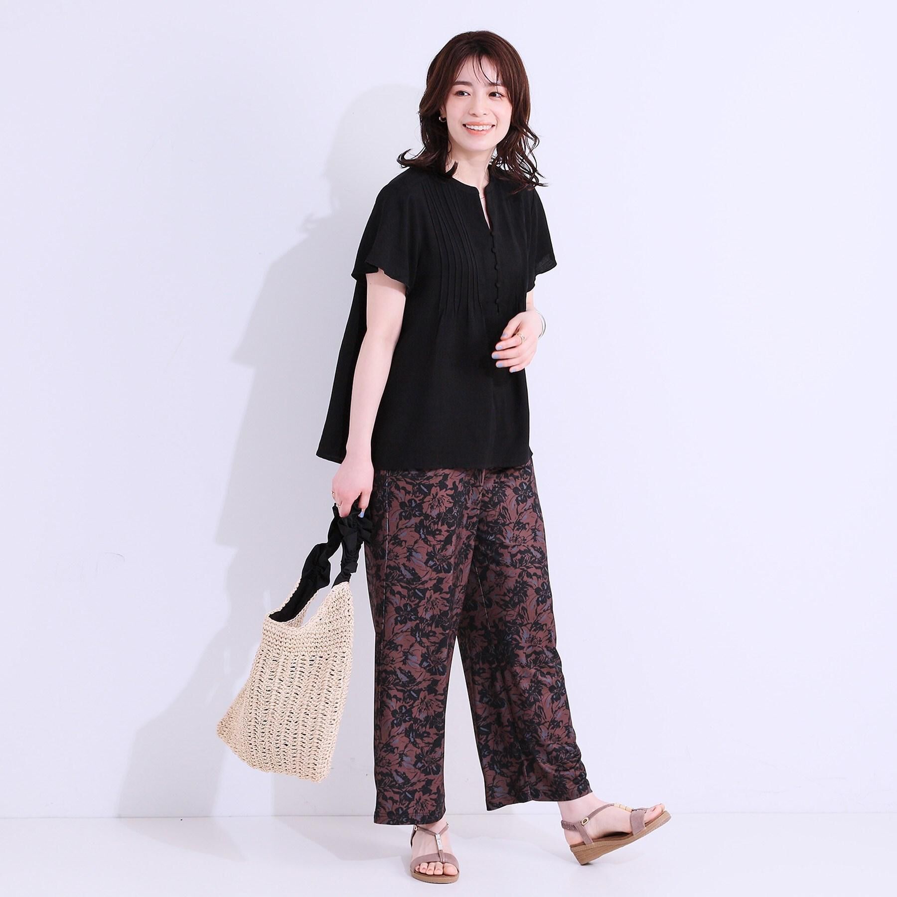 SHOO･LA･RUE「【ひんやり/選べる2柄】大人のリラックスコーデに プリント柄パンツ」|その他|