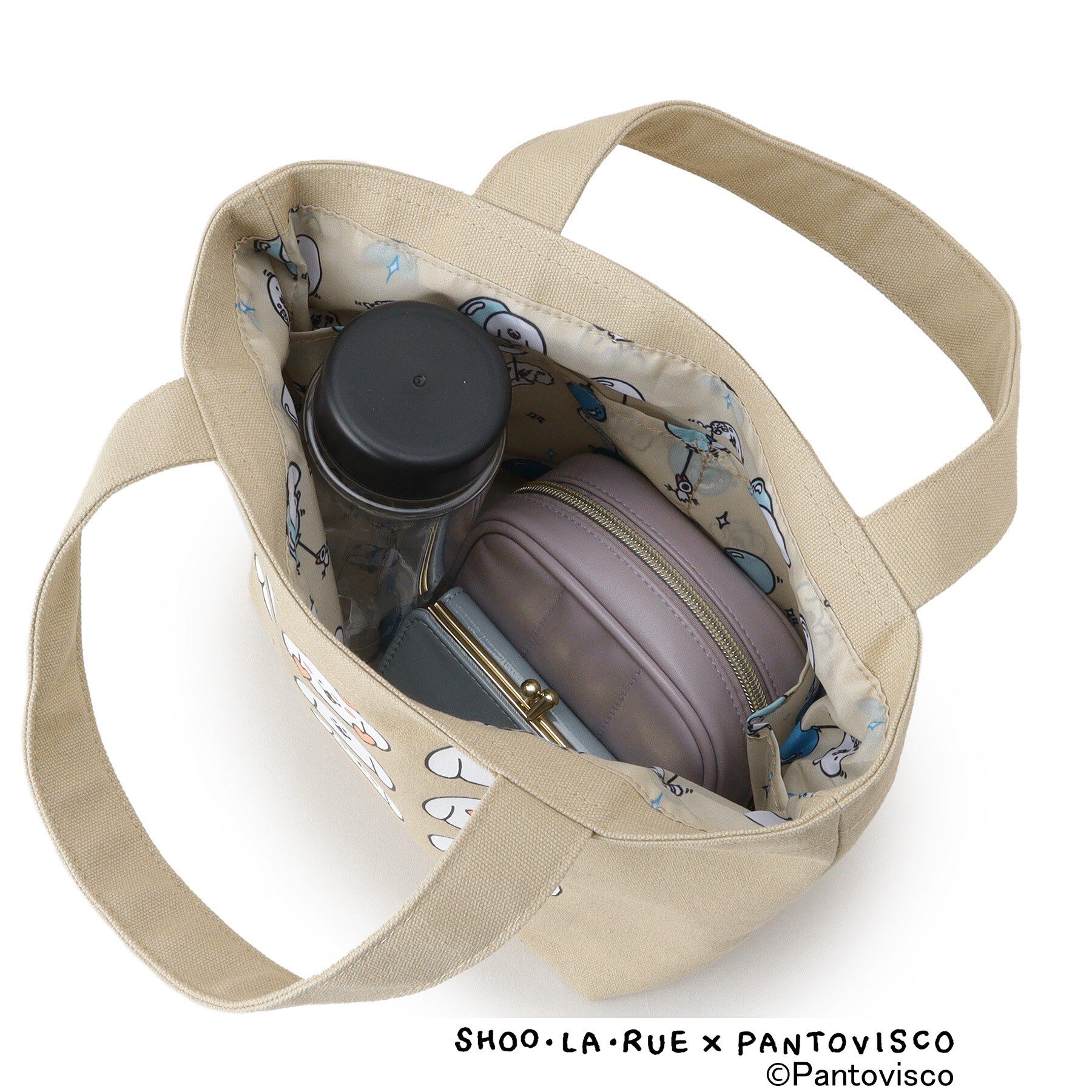 SHOO･LA･RUE「【パントビスコ／ぺろち】ミニトートバッグ」|トートバッグ|