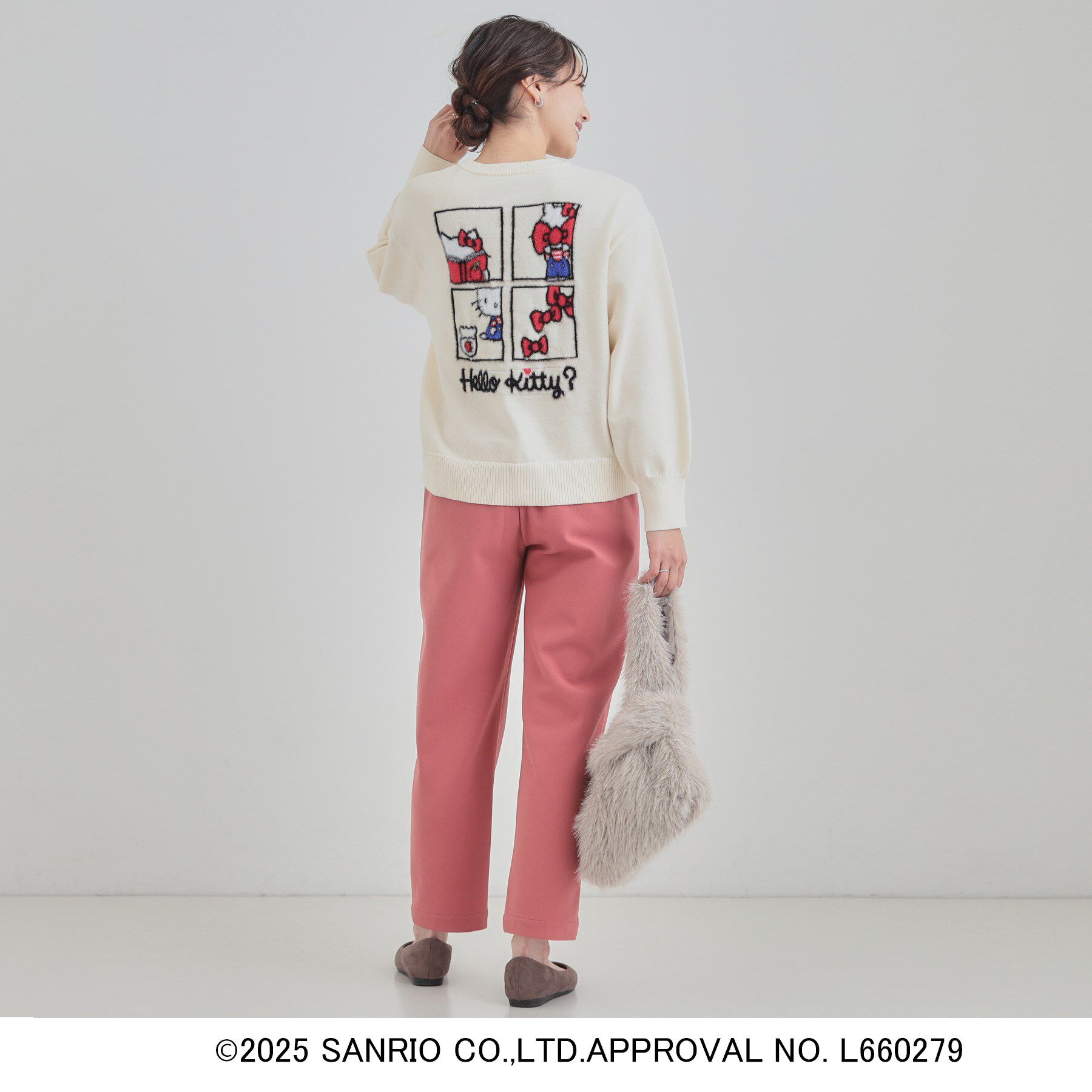 SHOO･LA･RUE「【HELLO KITTY コラボ】選べる6柄 スウェットライクニット」|ニット・セーター|