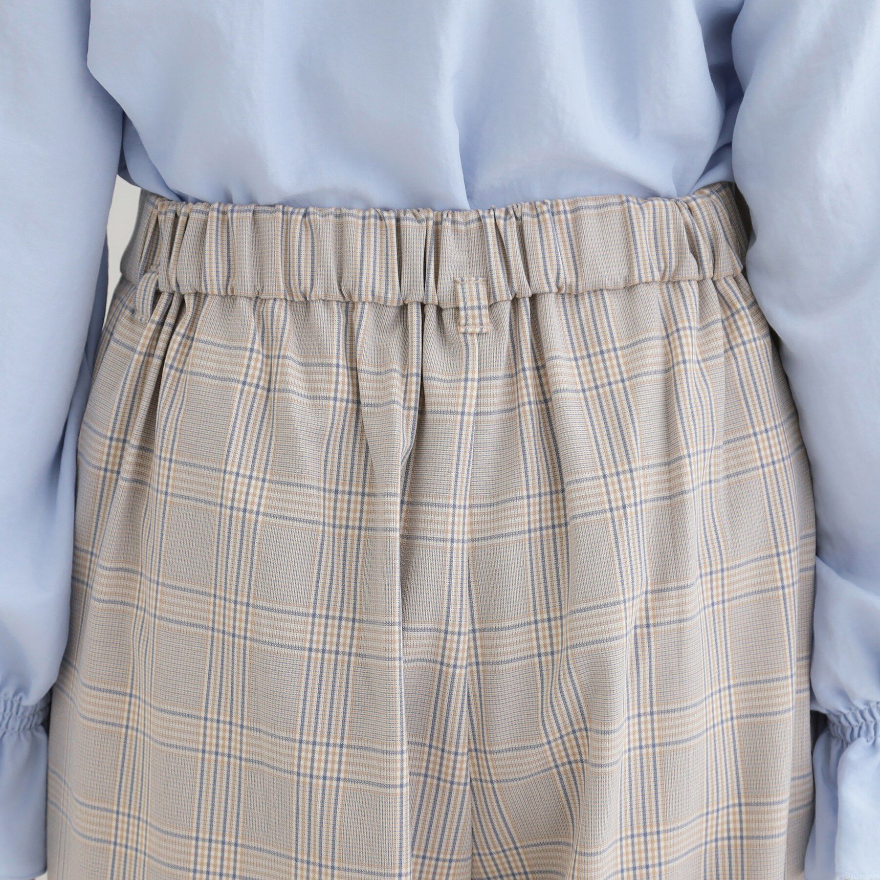 SHOO･LA･RUE「【着丈選べる/S-LL】センタープレスできちんと見え イージーワイドパンツ」|その他|