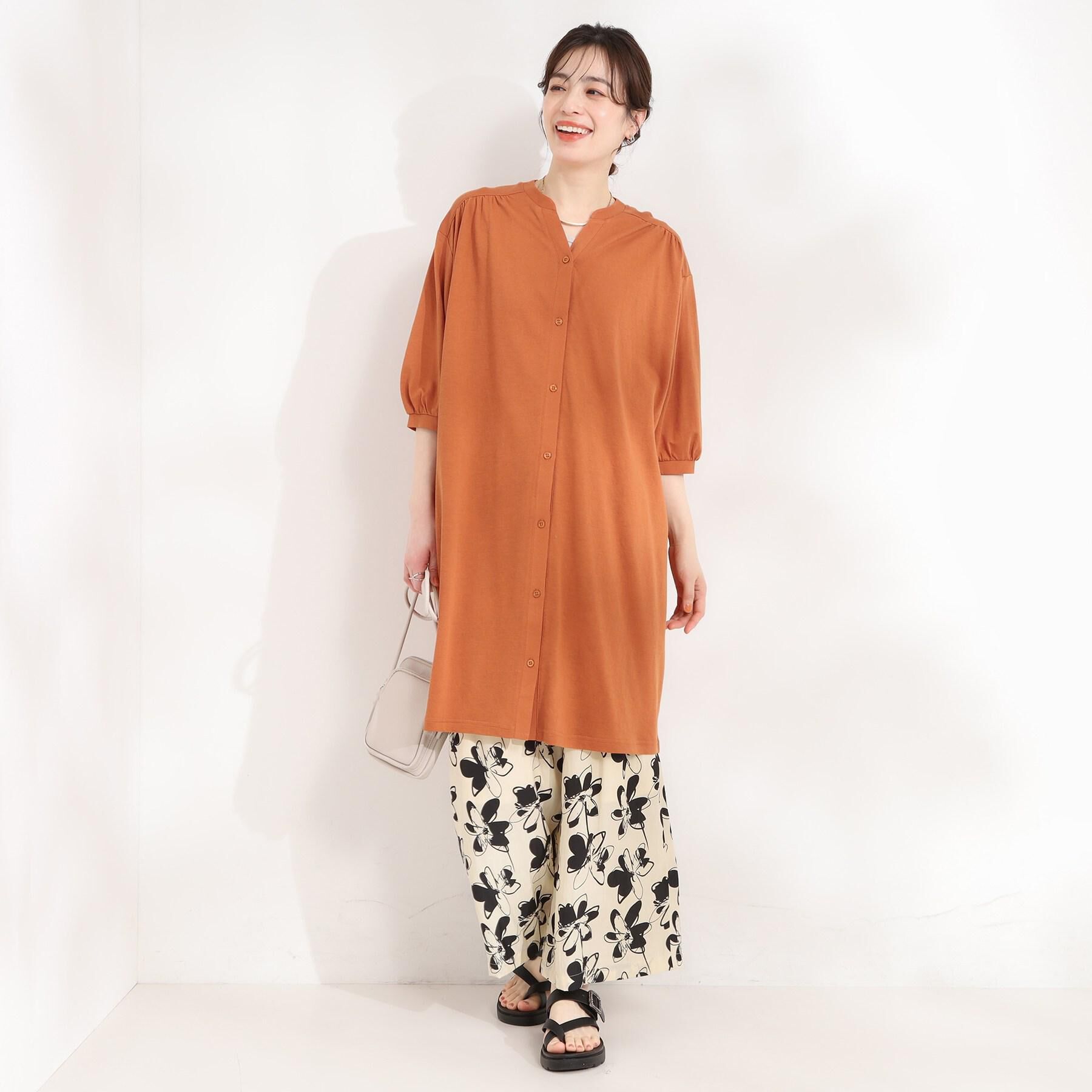 SHOO･LA･RUE「【選べる4柄/洗濯機可】さらっとしなやか　サテンワイドパンツ」|その他|