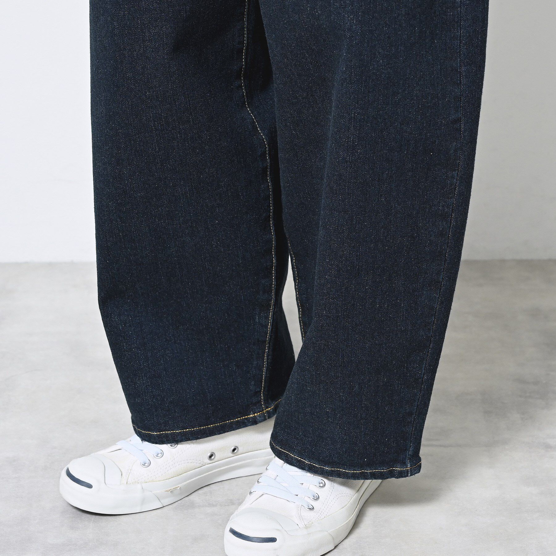 Dessin「【洗える】デニムカーブパンツ」|デニム|