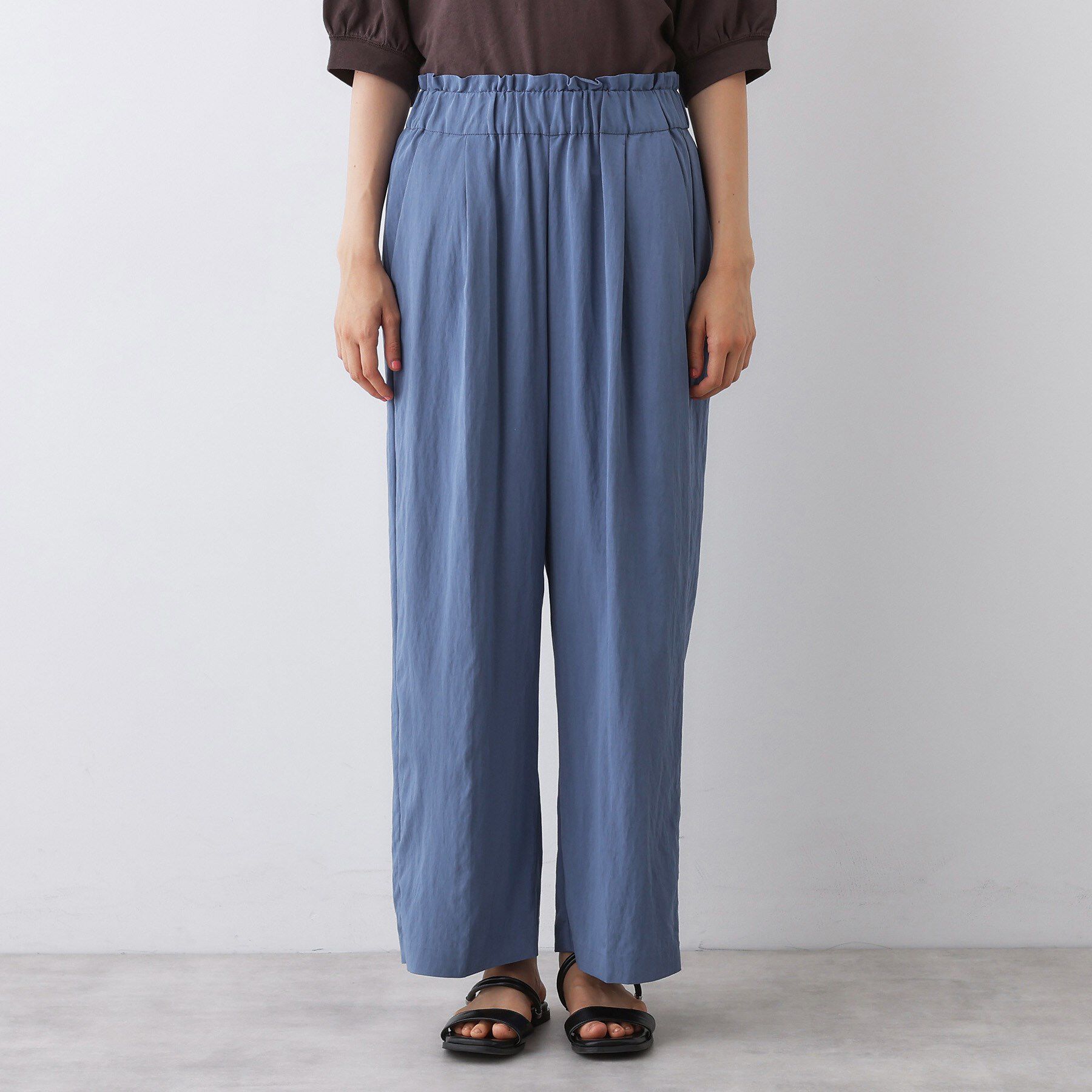 Dessin「【ウエストゴム/洗える】リラクシーナイロンパンツ」|その他|