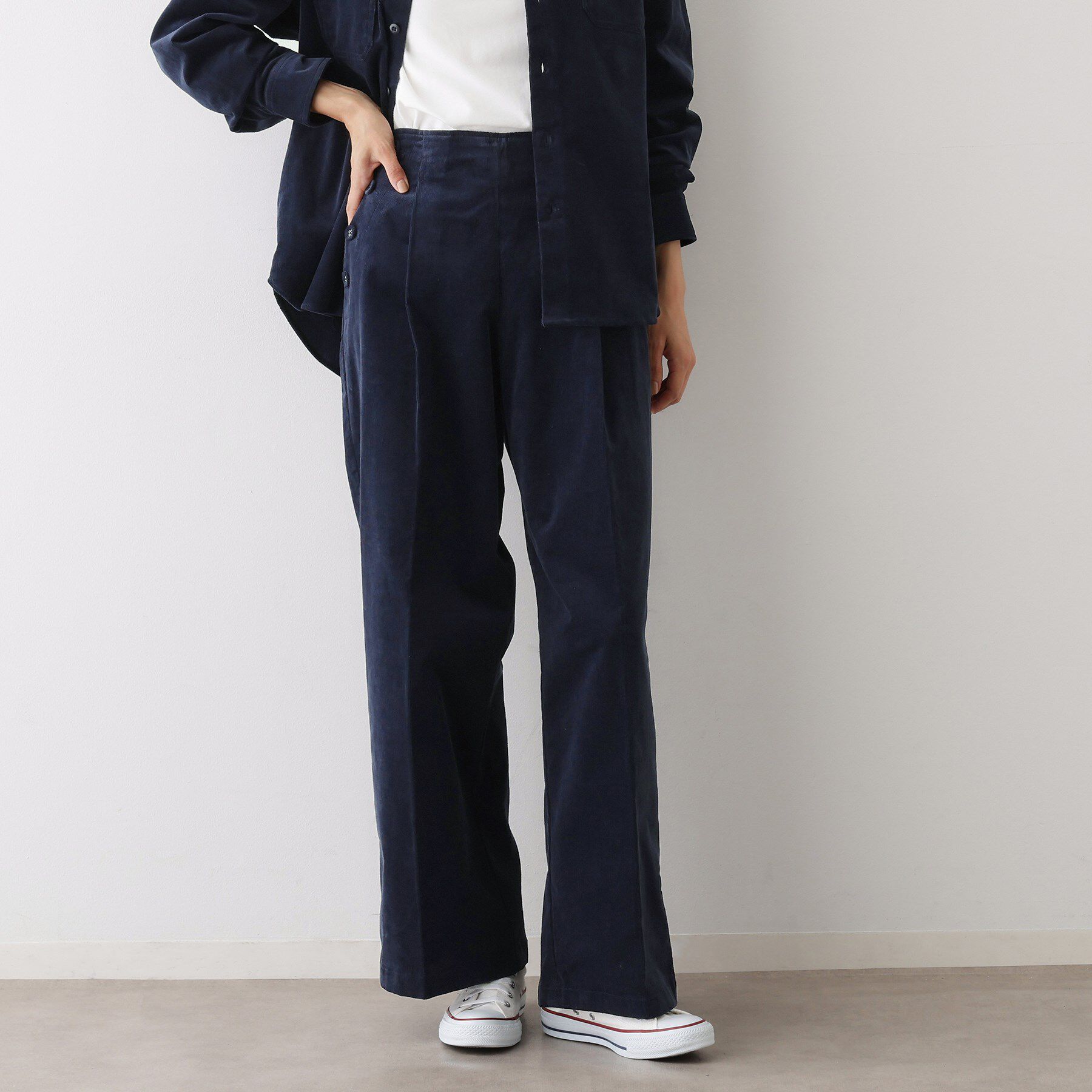 Dessin「【セットアップ可・洗える】マリンコーデュロイパンツ」|その他|