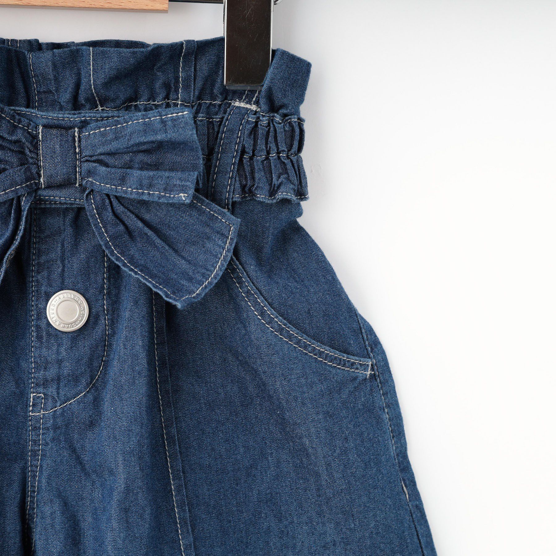 Dessin「【洗える】ライトデニムキュロット」|キュロット|