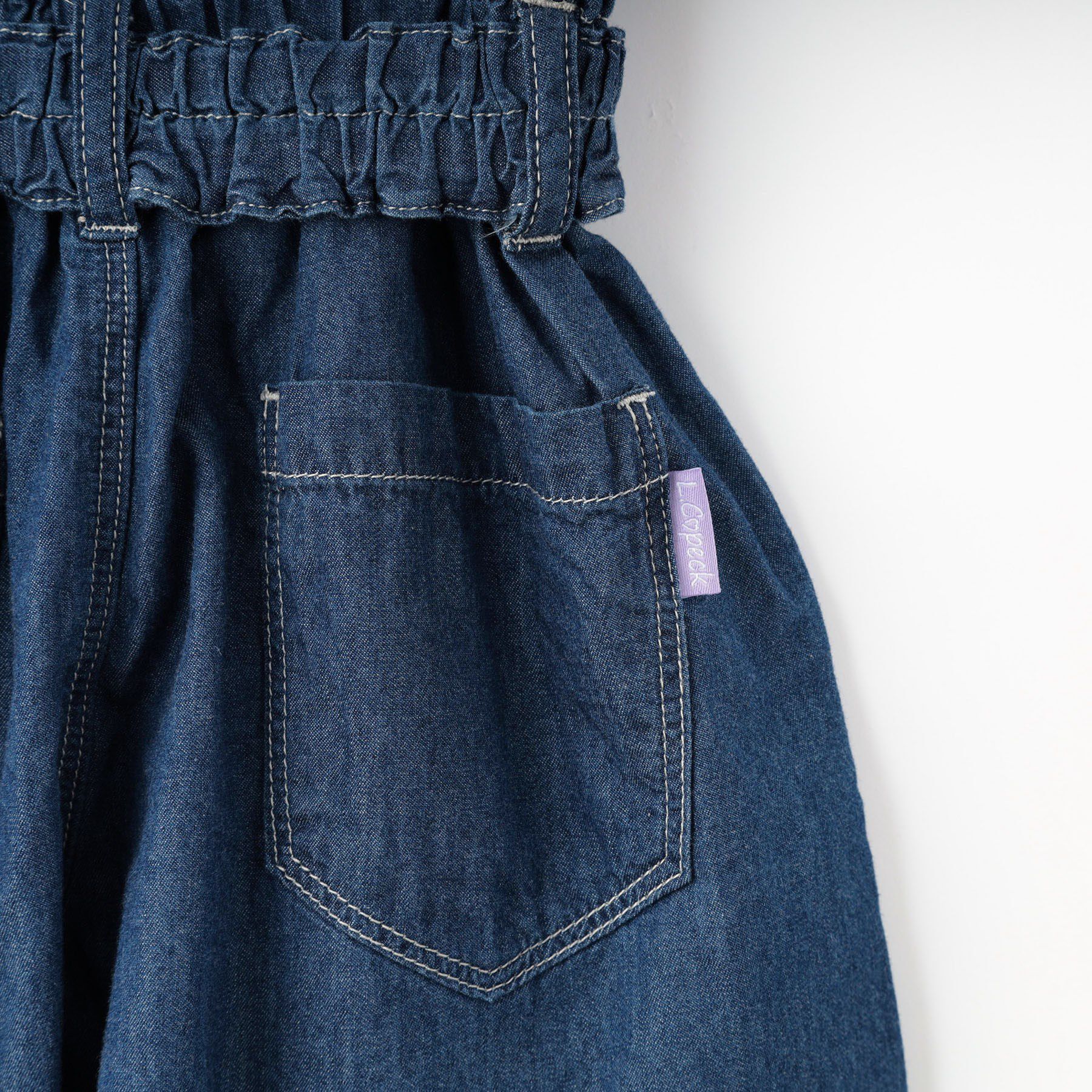 Dessin「【洗える】ライトデニムキュロット」|キュロット|