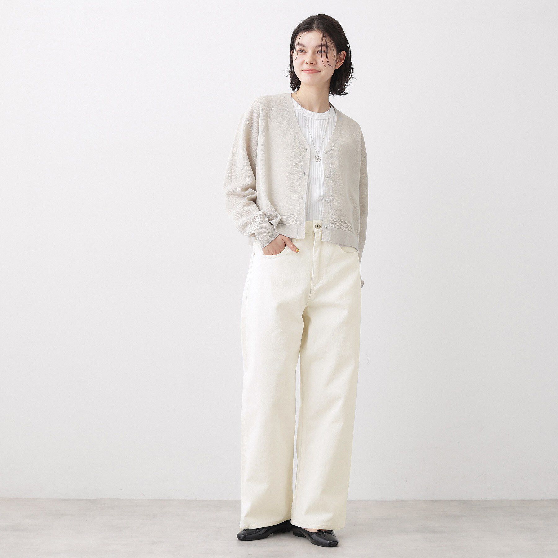 Dessin「【ユニセックス/洗える】ワイドシルエット12OZデニム」|デニム|