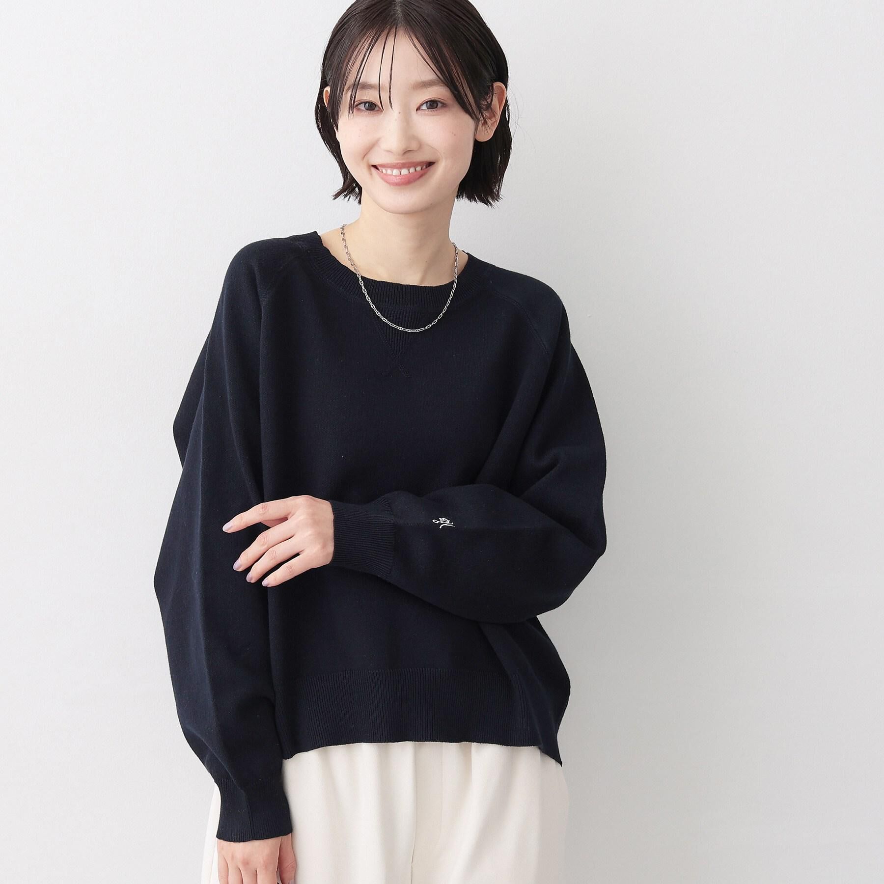 Dessin「【洗える】スウェットライクニット」|ニット・セーター|