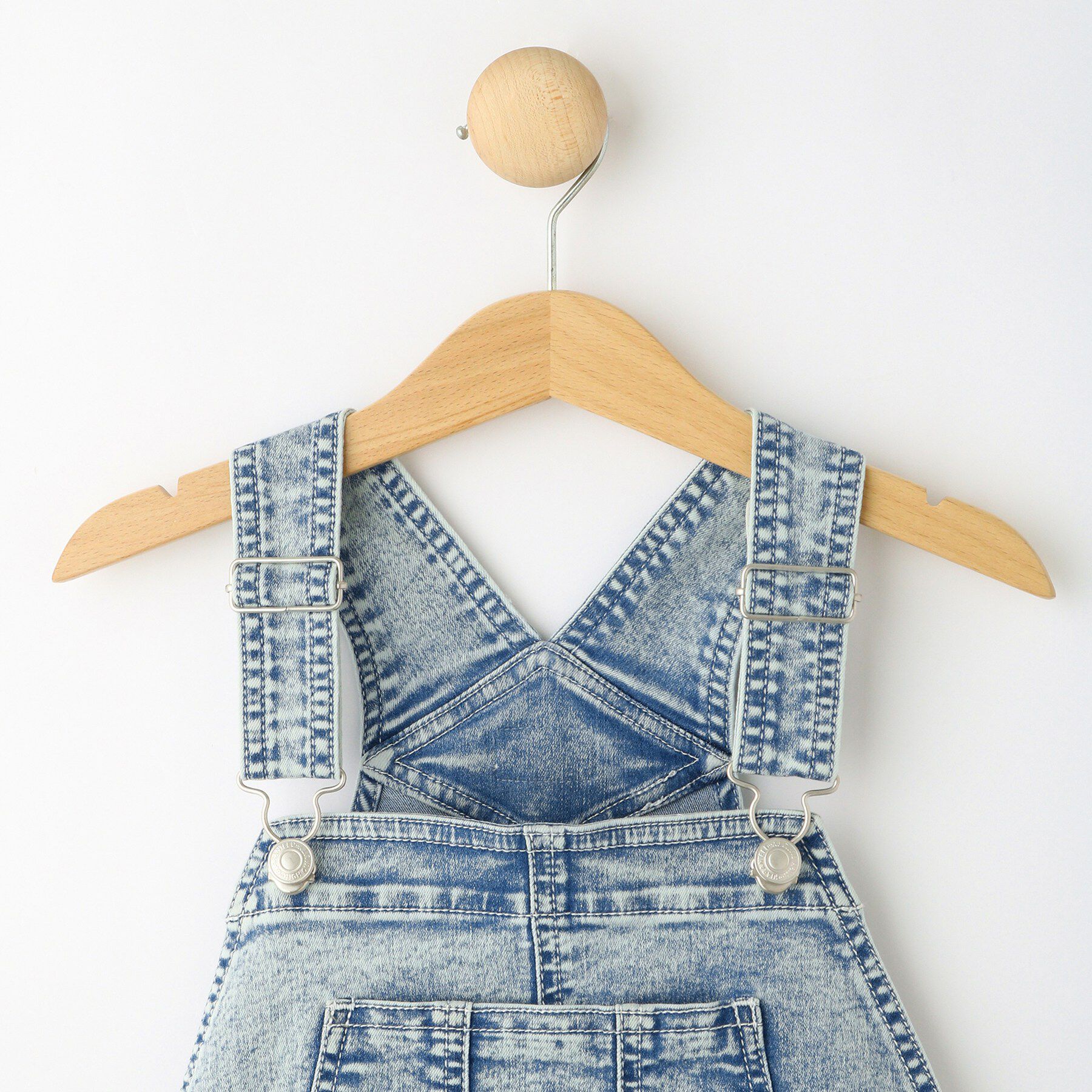 Dessin「ハイストレッチデニムジャンパースカート」|ワンピース|