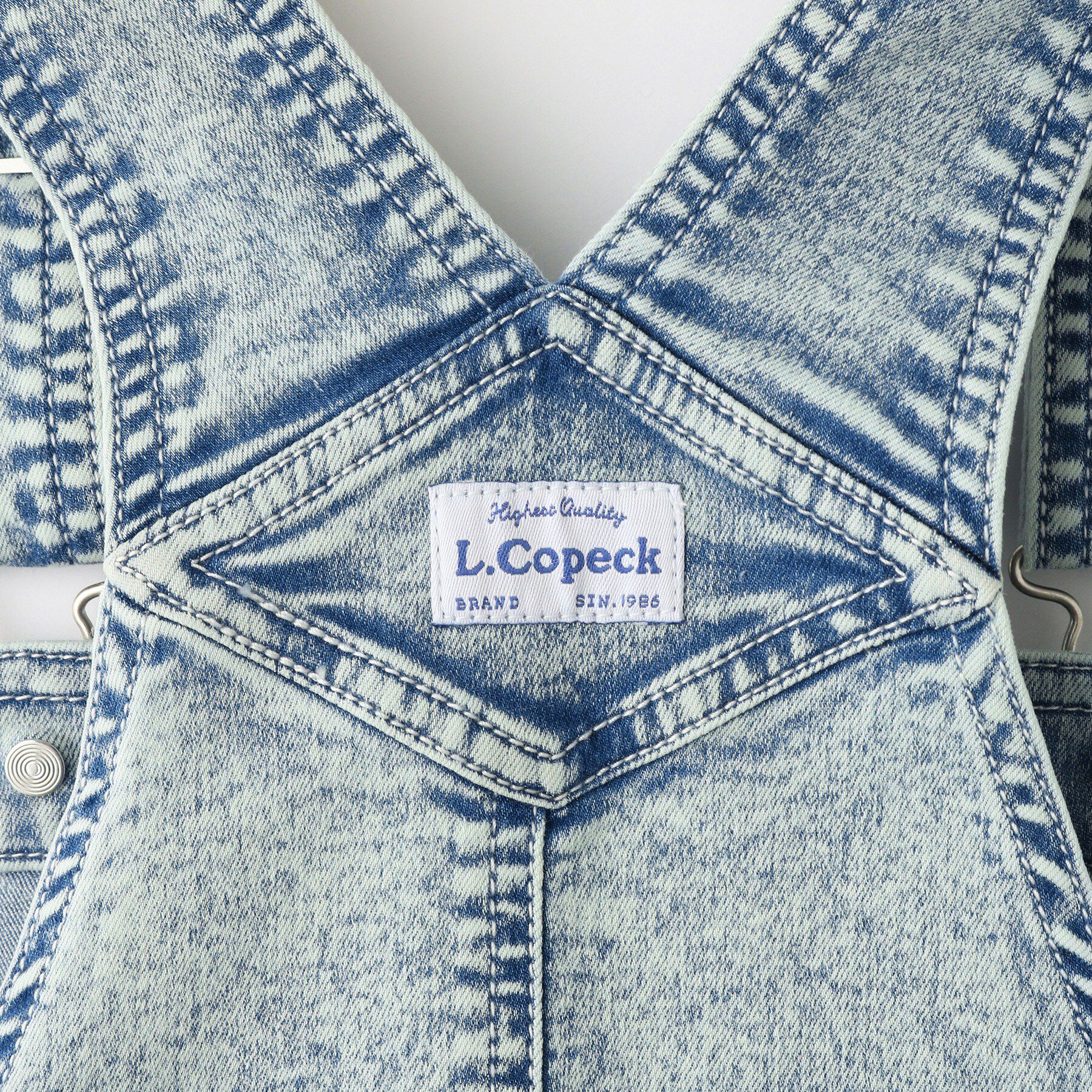 Dessin「ハイストレッチデニムジャンパースカート」|ワンピース|