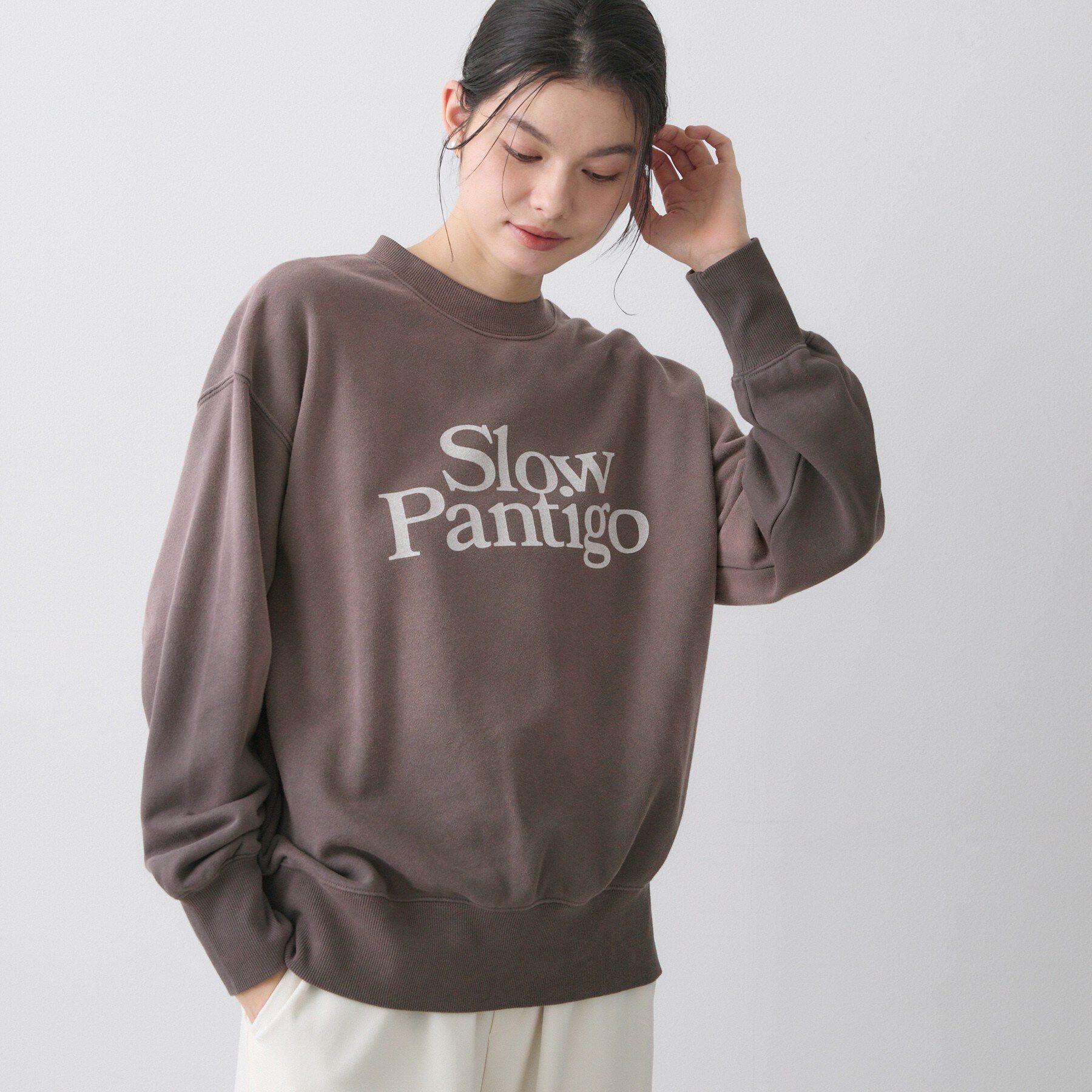 Dessin「【ユニセックス/洗える】ヴィンテージライク裏毛スウェット」|パーカー|