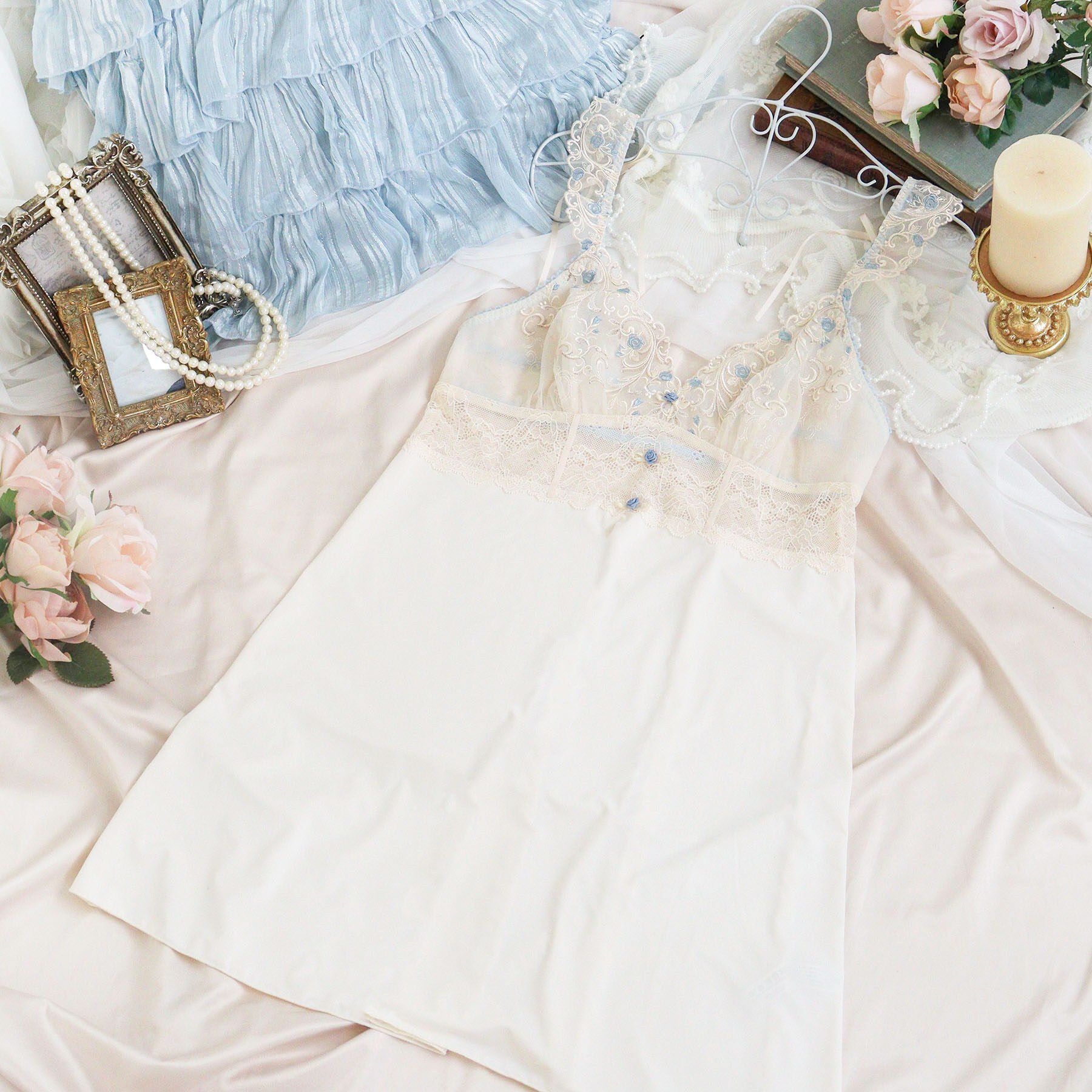 Risa Magli「シュテファニ スリップ」|キャミソール|クリーム(054)