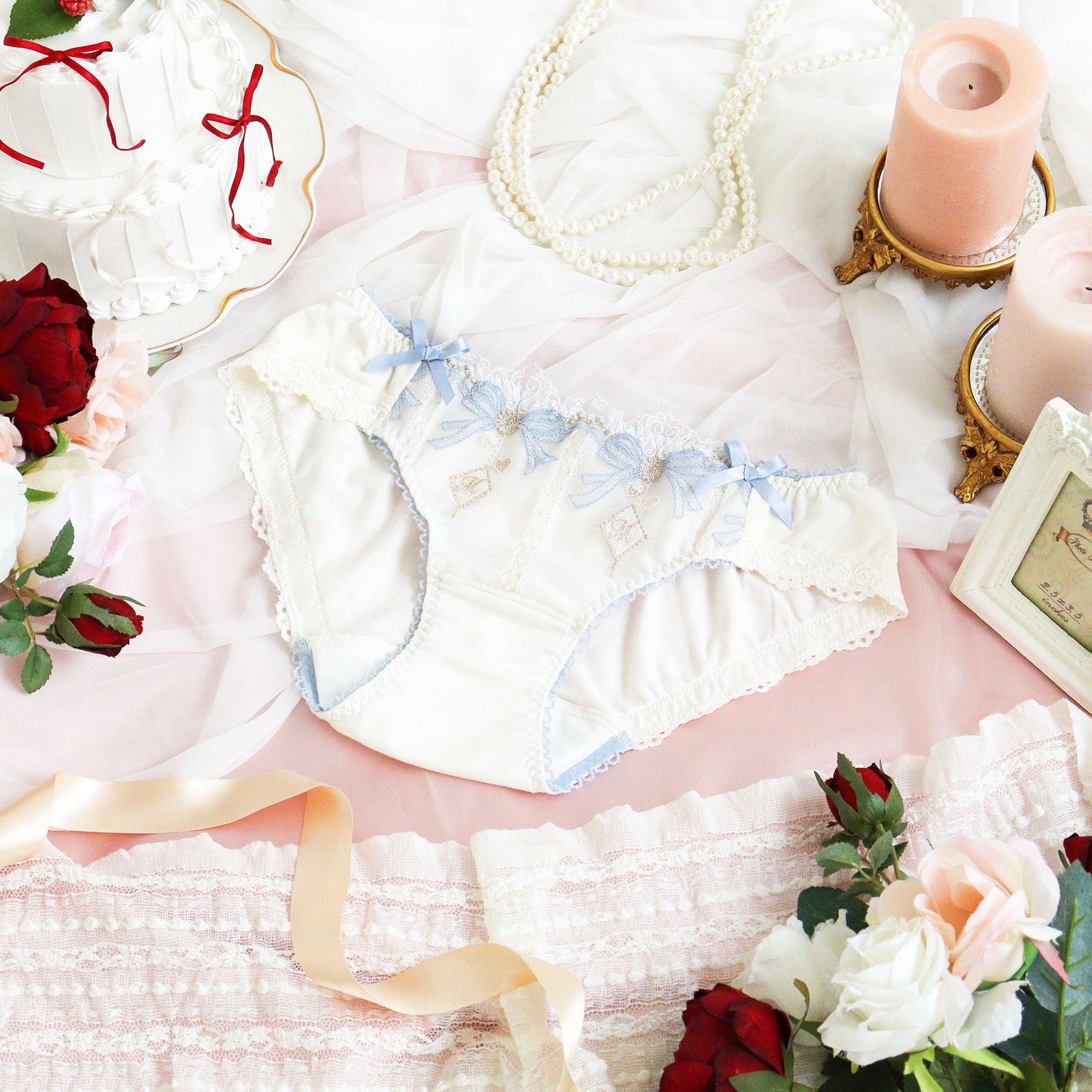 Risa Magli「イルメラ サニタリー」|インナー|ブルー(092)