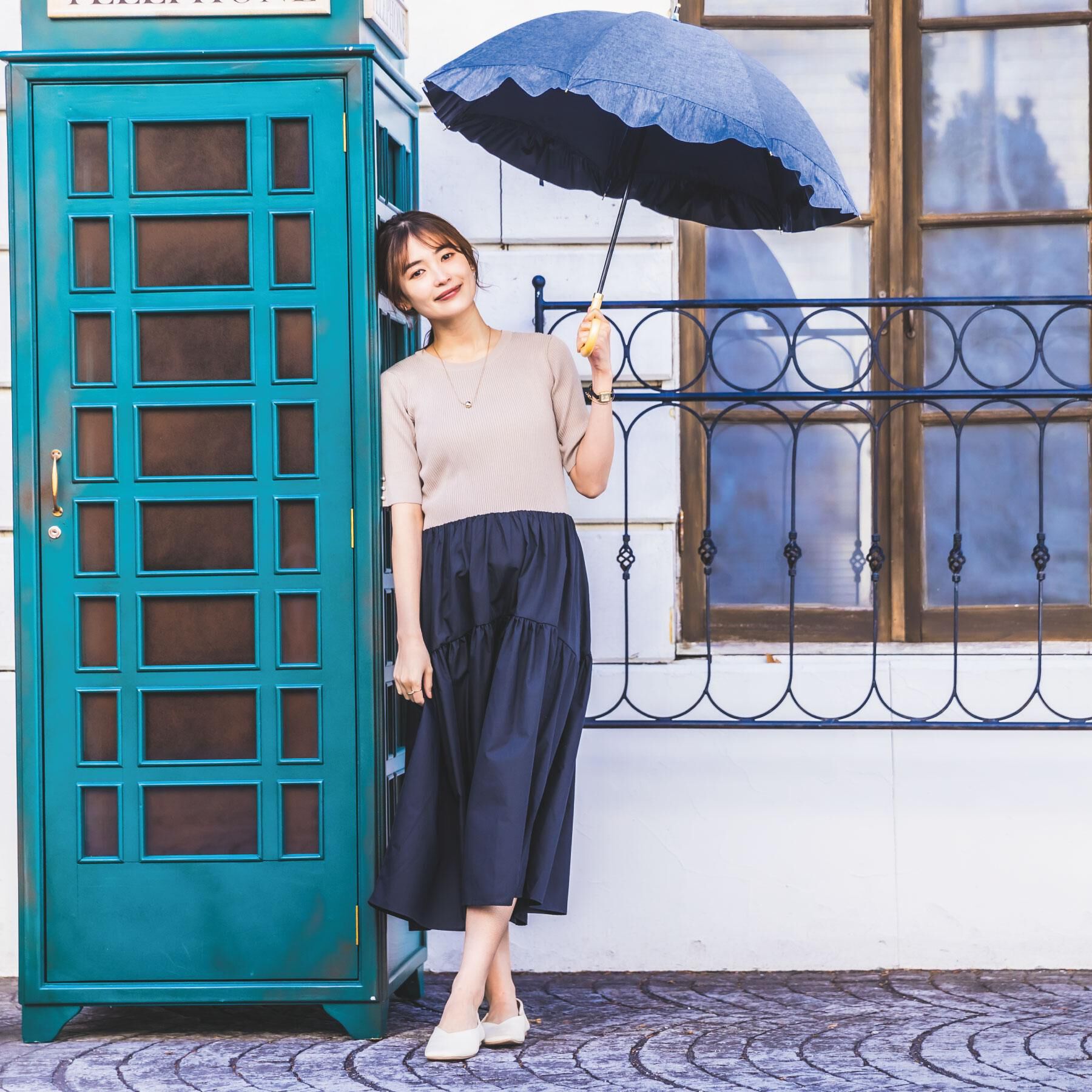 ITS&rsquo;DEMO「【手洗い可】ニットドッキングワンピース」|ワンピース|