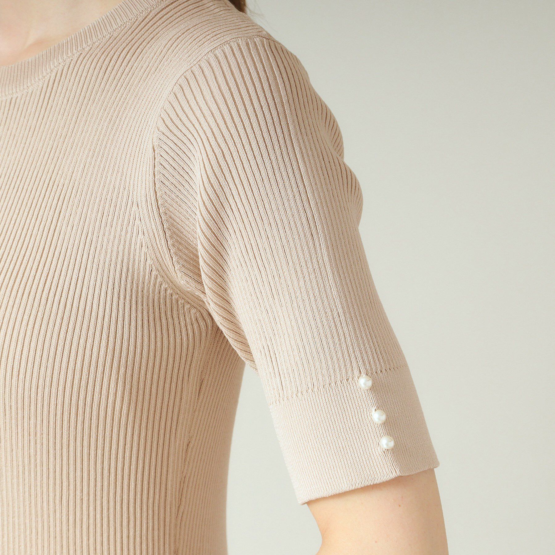 ITS&rsquo;DEMO「【手洗い可】ニットドッキングワンピース」|ワンピース|