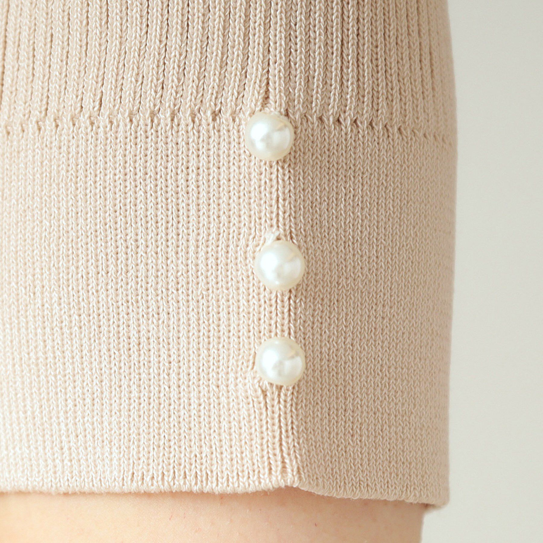 ITS&rsquo;DEMO「【手洗い可】ニットドッキングワンピース」|ワンピース|