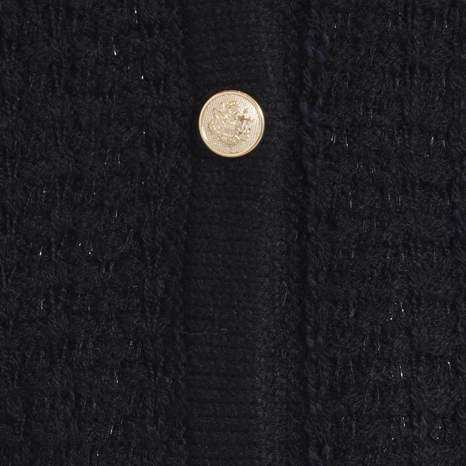 ITS&rsquo;DEMO「【手洗い可】ラメツイードニットジャケット」|ノーカラージャケット|