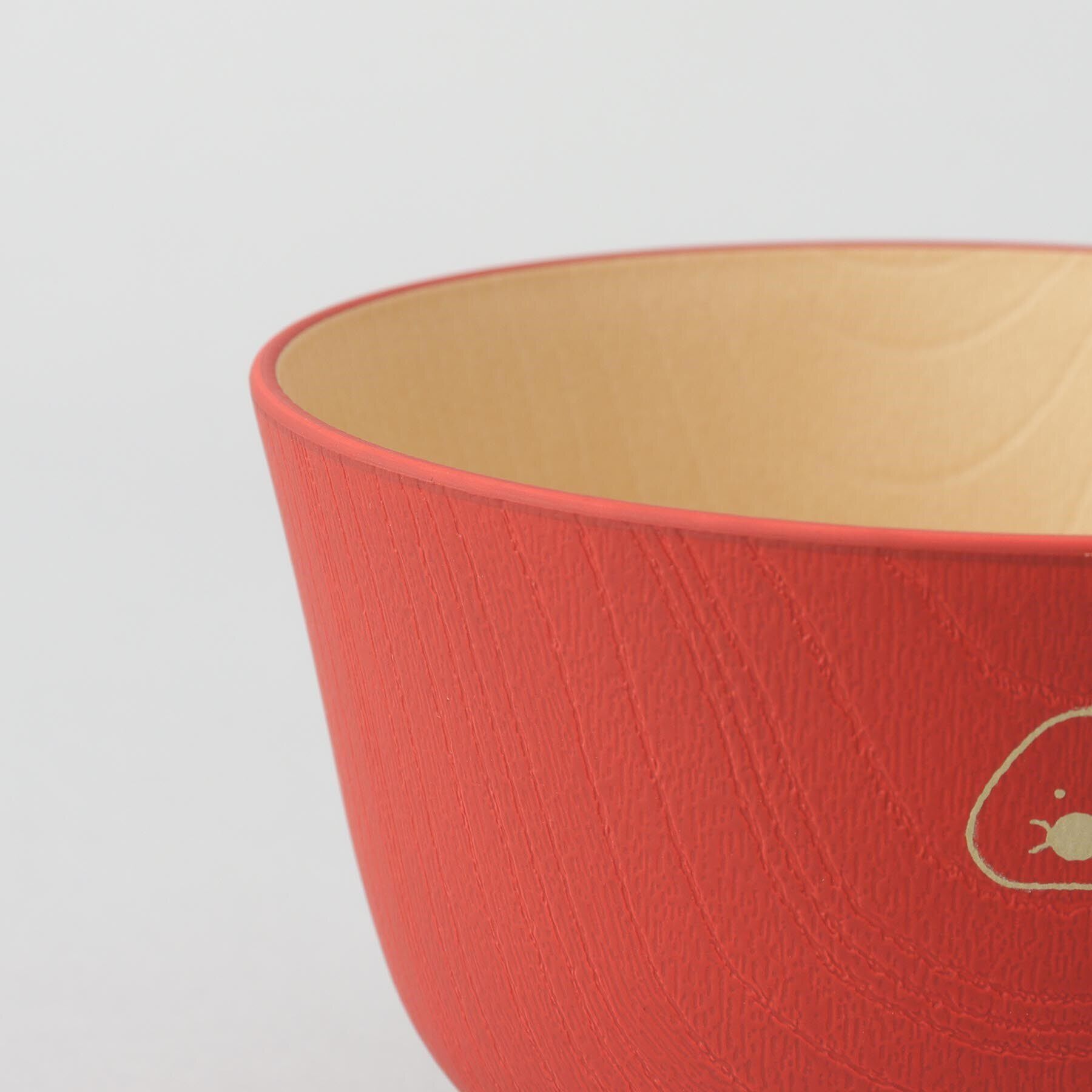 212 KITCHEN STORE「ぎゅっとおにぎりさん 抗菌汁椀 梅 赤」|食器・キッチングッズ|