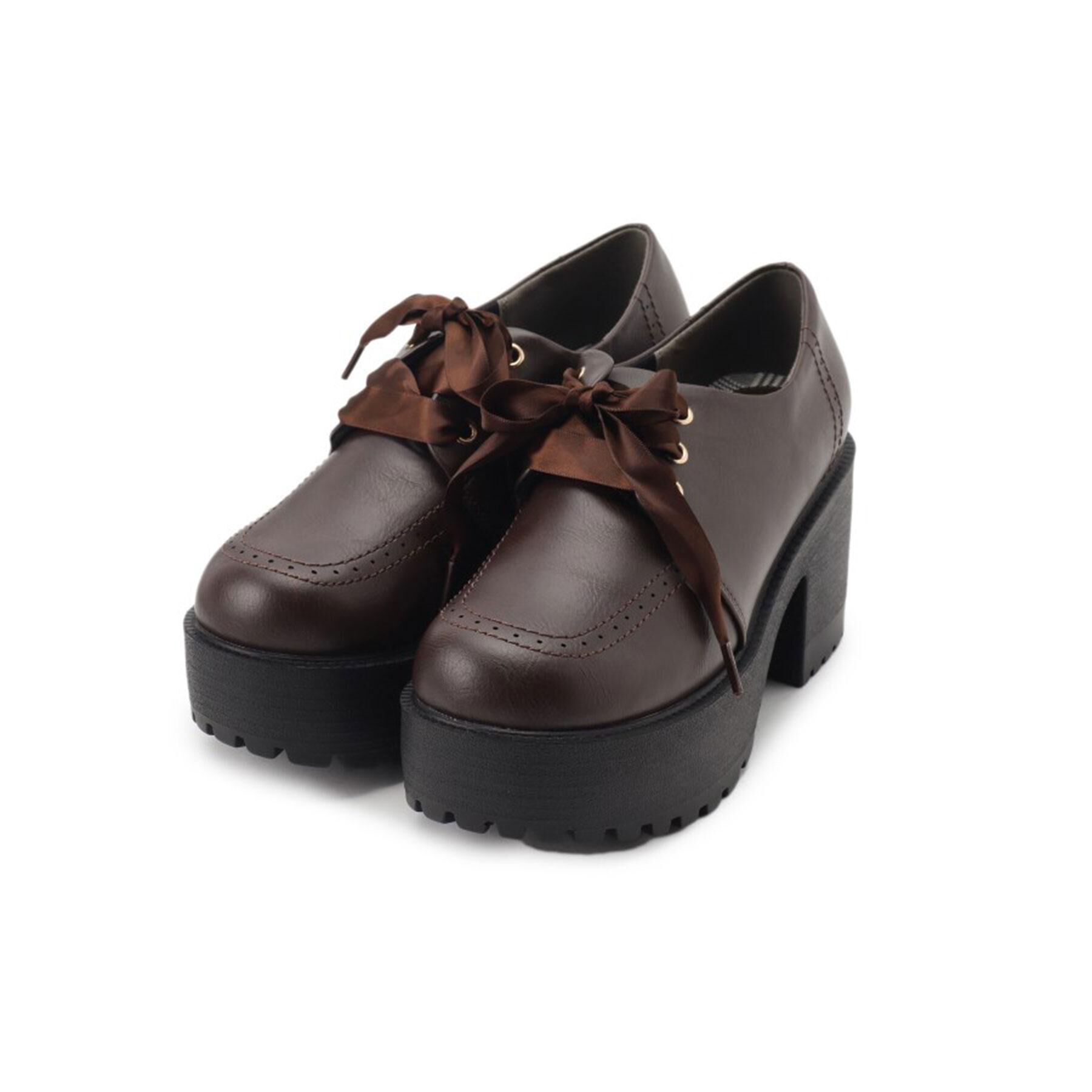 csT&P「厚底レースアップシューズ」|パンプス|