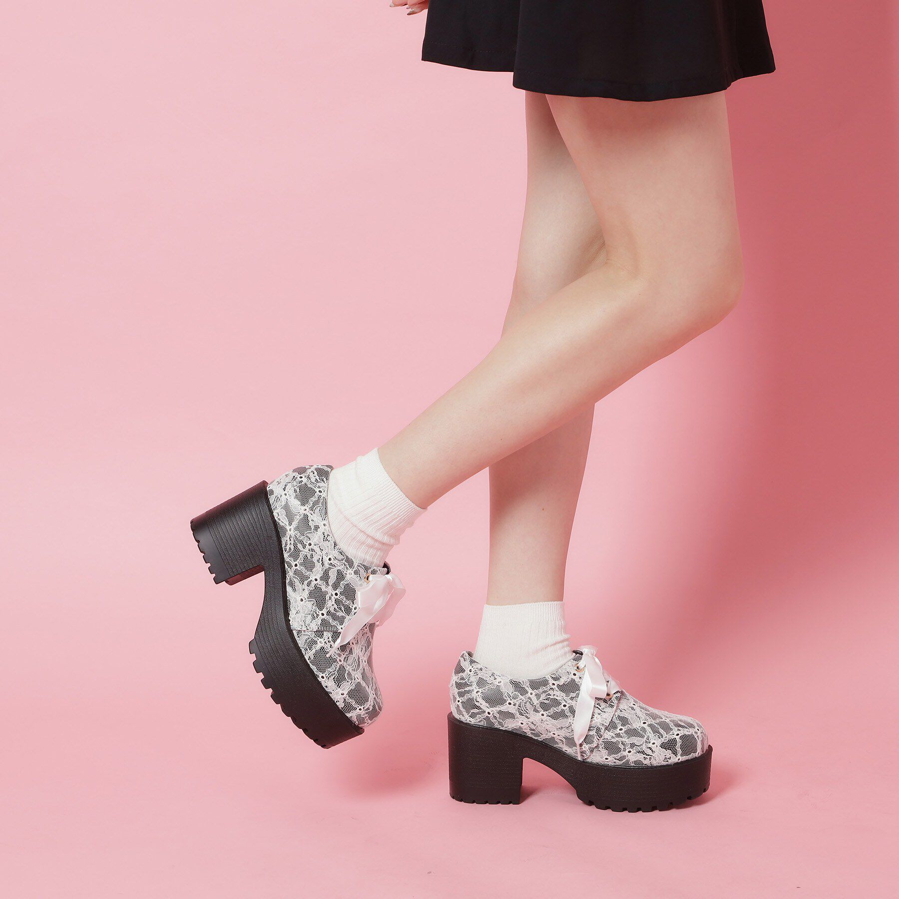 csT&P「厚底レースアップシューズ」|パンプス|