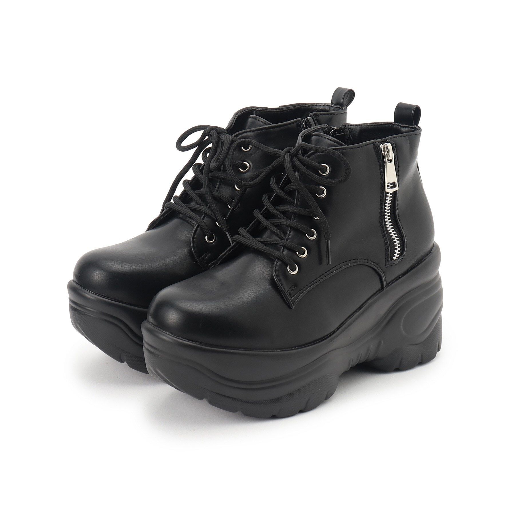 csT&P「厚底サイドジップスニーカー」|スニーカー|