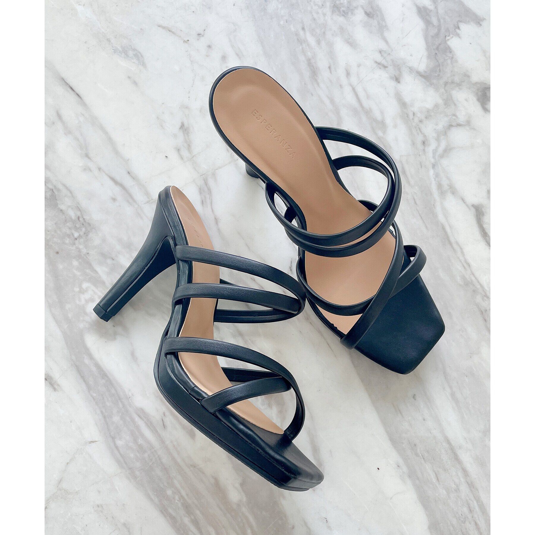 ESPERANZA「ダブルクロスストラップサンダル」|サンダル|