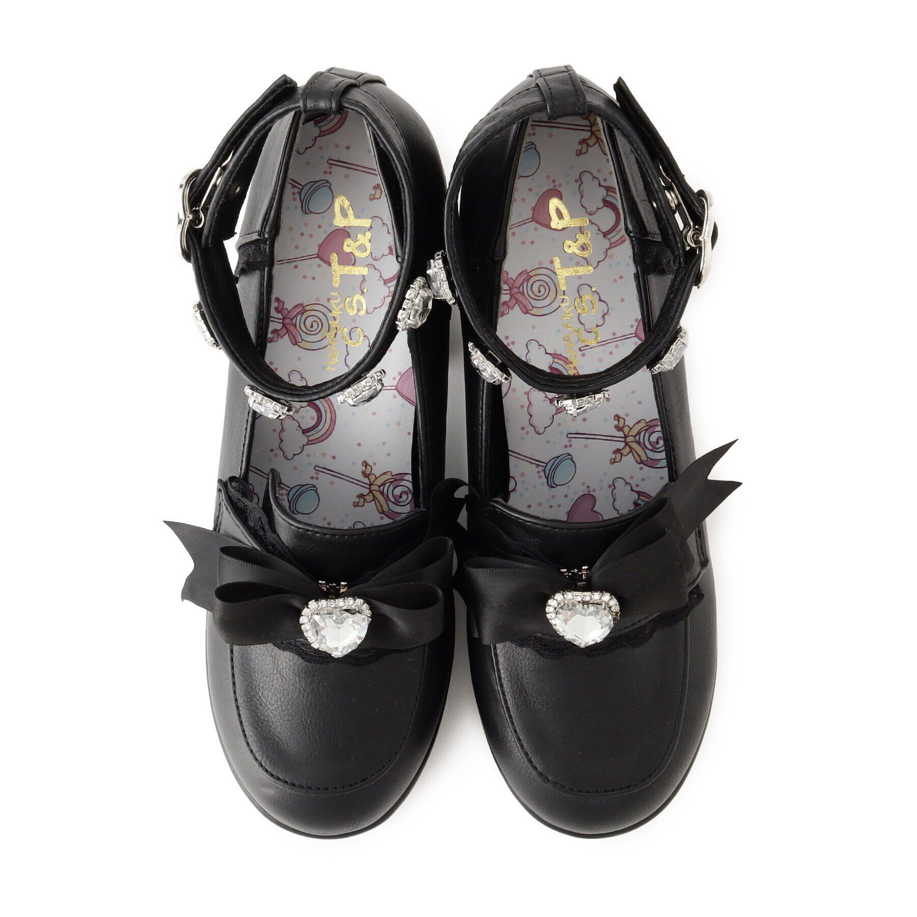 csT&P「厚底リボン付き3WAYキラキラパンプス」|パンプス|