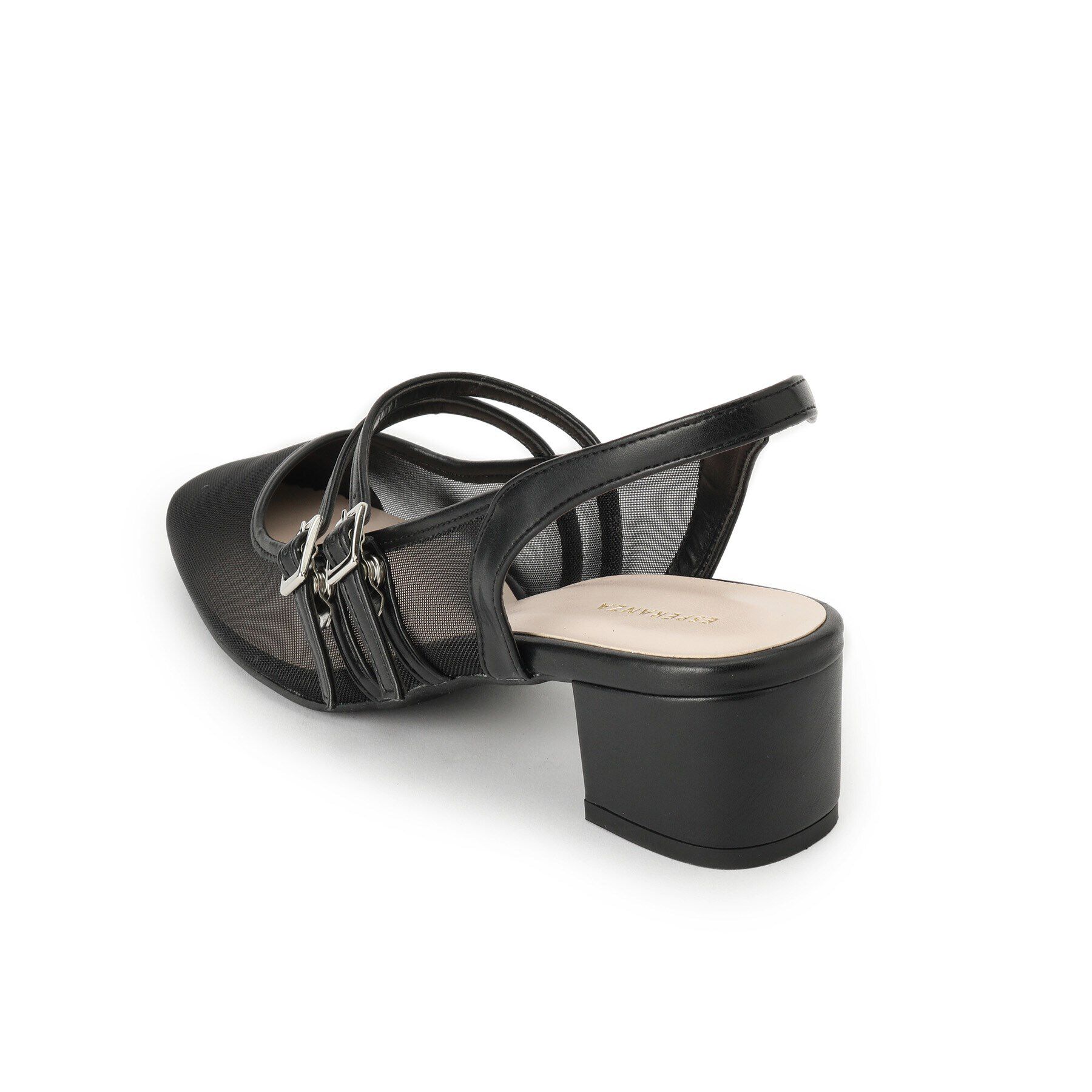 ESPERANZA「ダブルベルトメッシュパンプス」|パンプス|