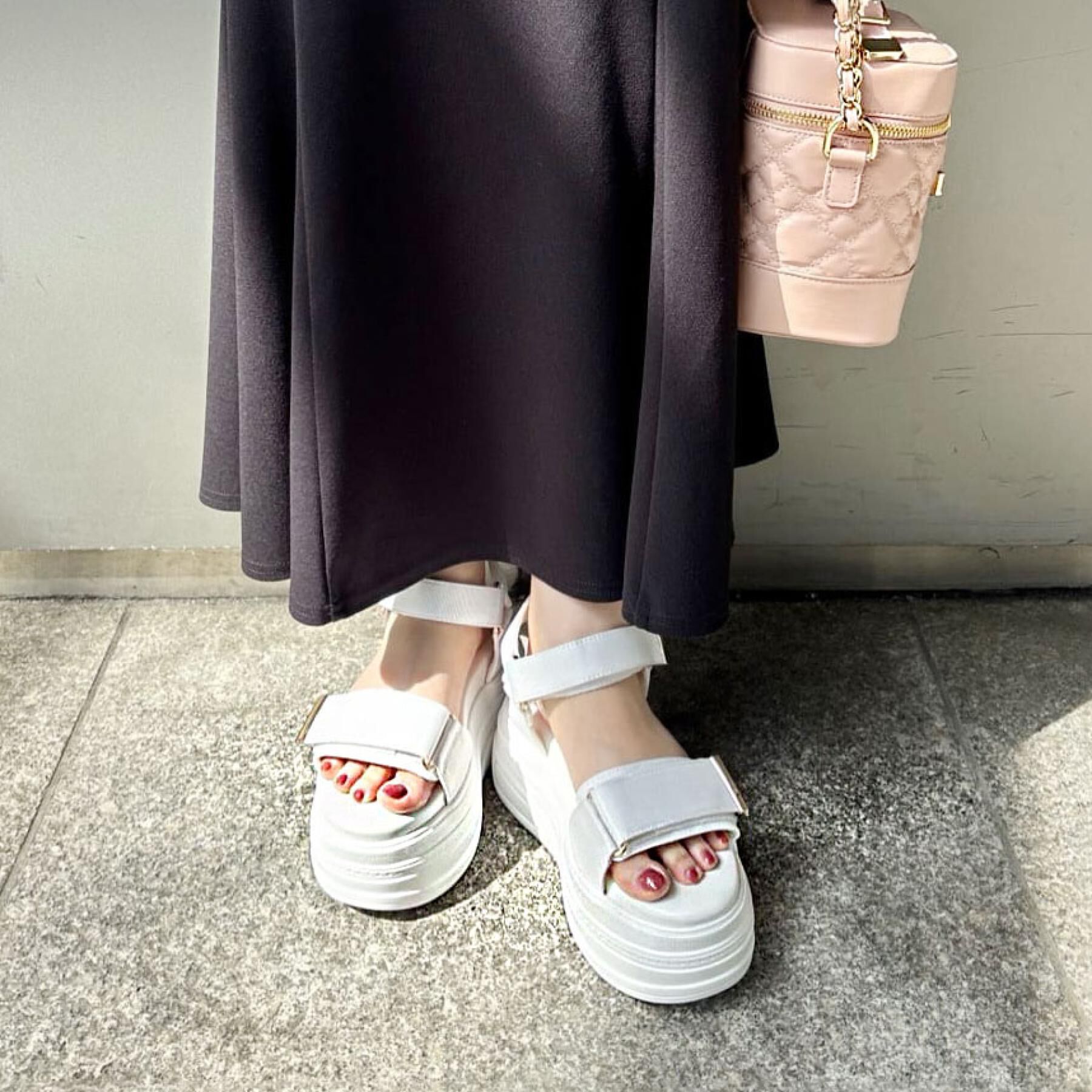 ESPERANZA「厚底フラットスポサン」|サンダル|