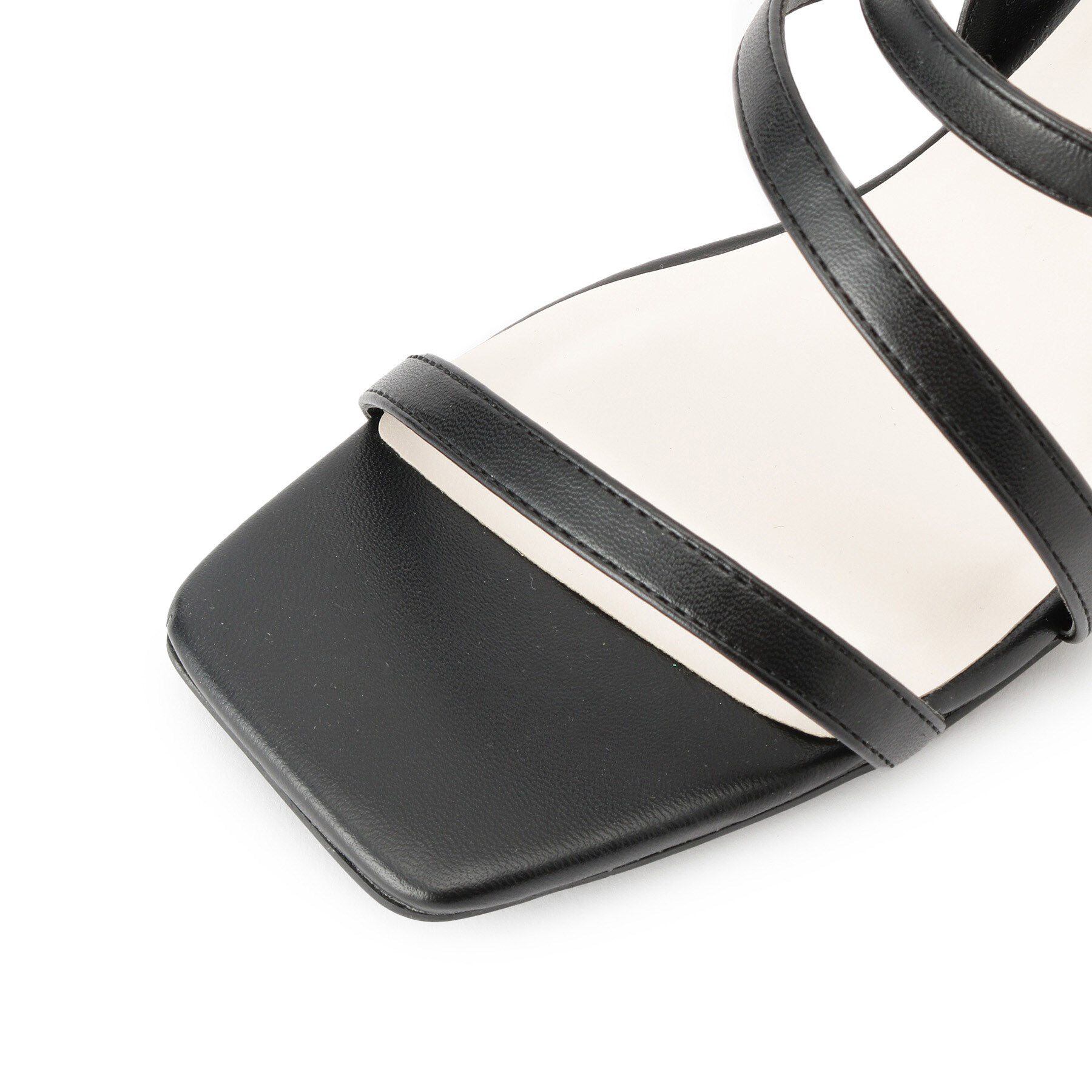 ESPERANZA「キルティングクリアヒールサンダル」|サンダル|