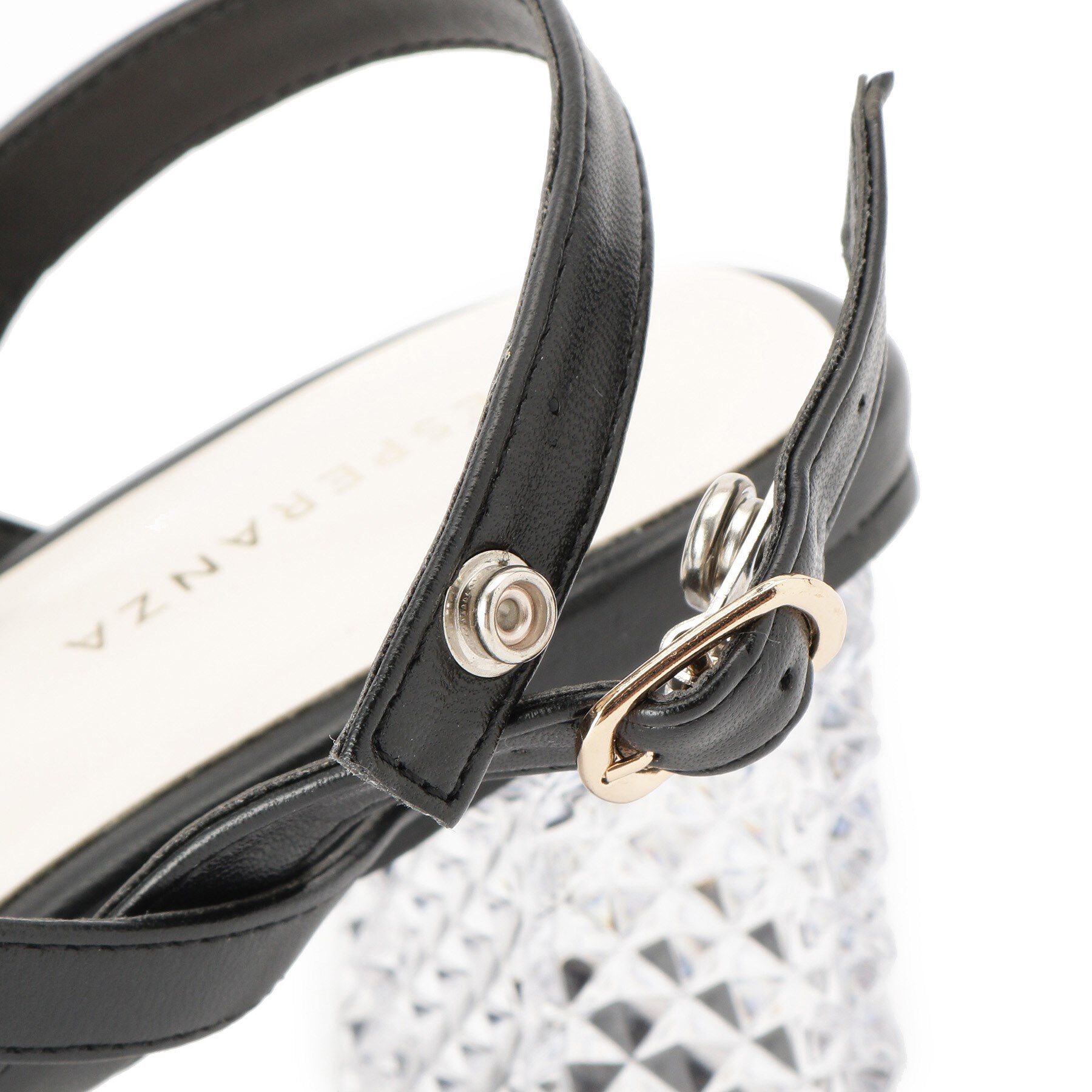 ESPERANZA「キルティングクリアヒールサンダル」|サンダル|