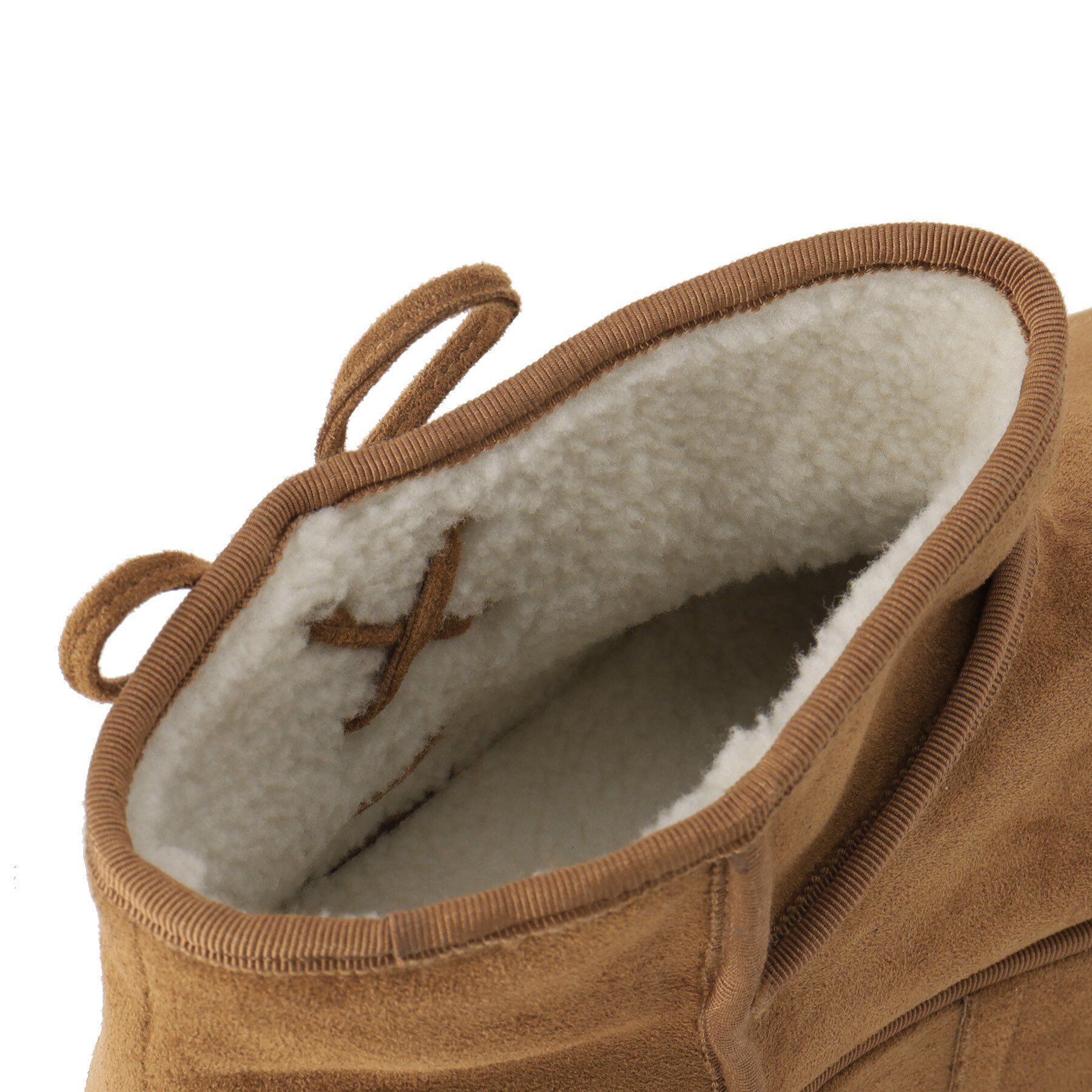 ESPERANZA「【EC先行販売】厚底レースアップリボンフェイクムートンブーツ」|ショートブーツ|