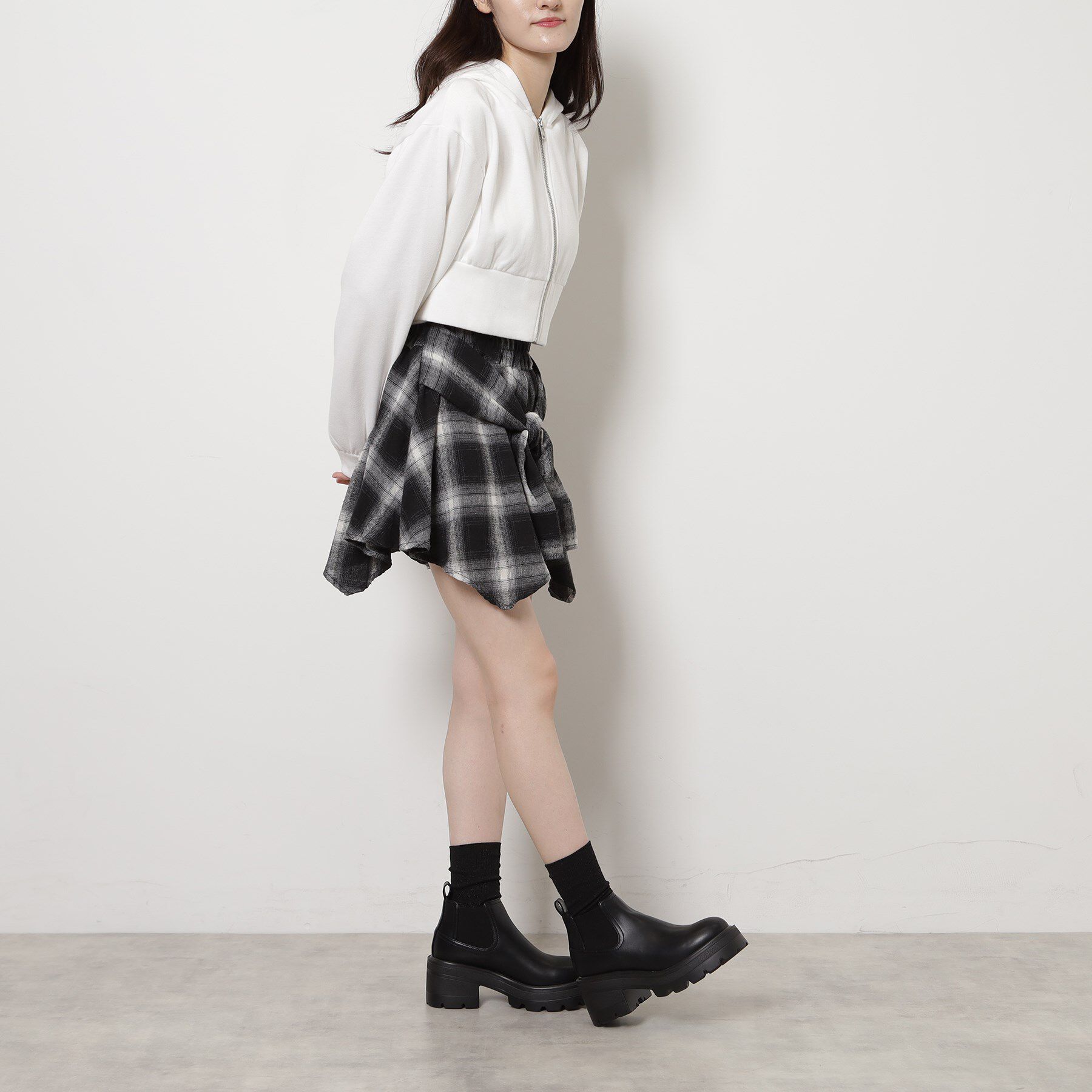 ESPERANZA「【レイン対応】サイドゴアショートブーツ」|ショートブーツ|