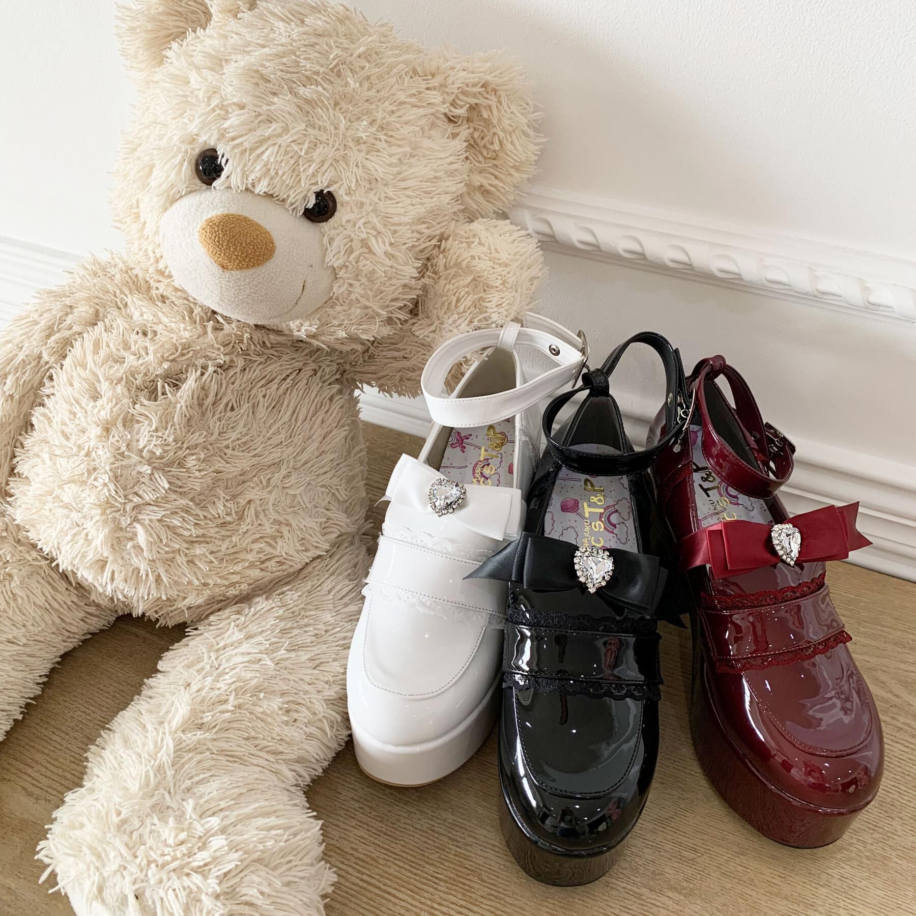 csT&P「2WAYリボン付き厚底ローファー」|パンプス|