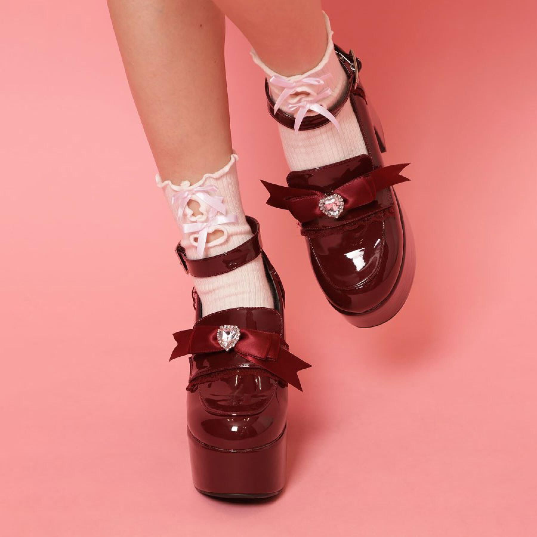 csT&P「2WAYリボン付き厚底ローファー」|パンプス|