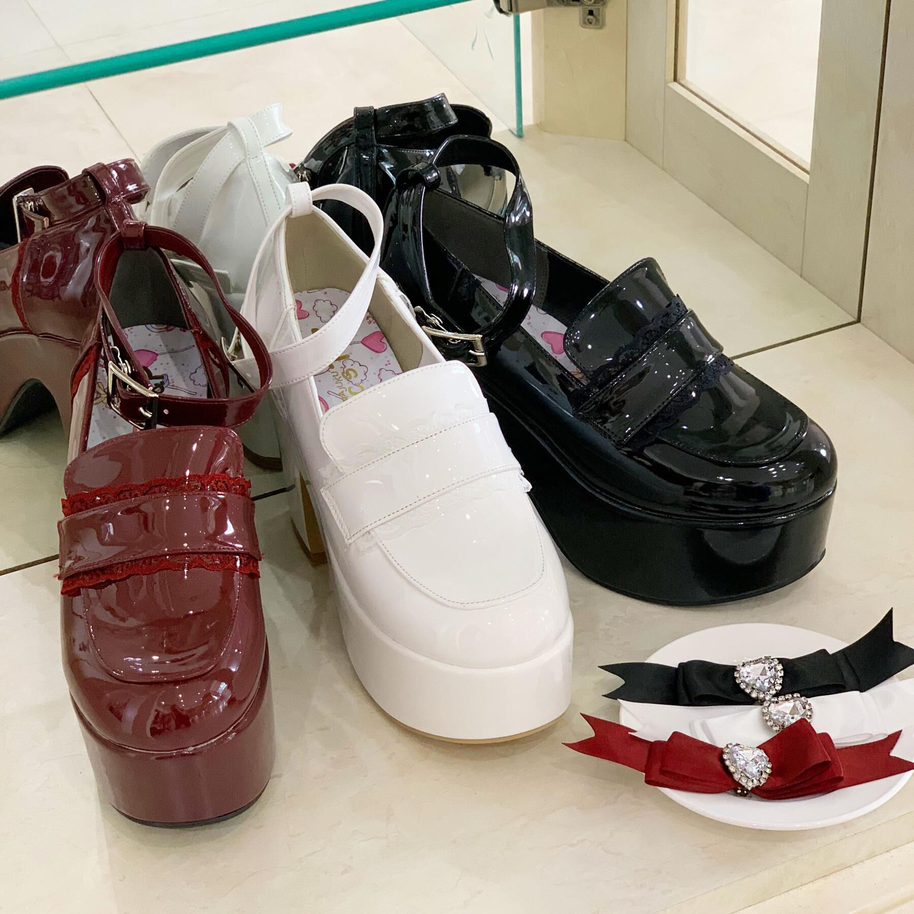 csT&P「2WAYリボン付き厚底ローファー」|パンプス|