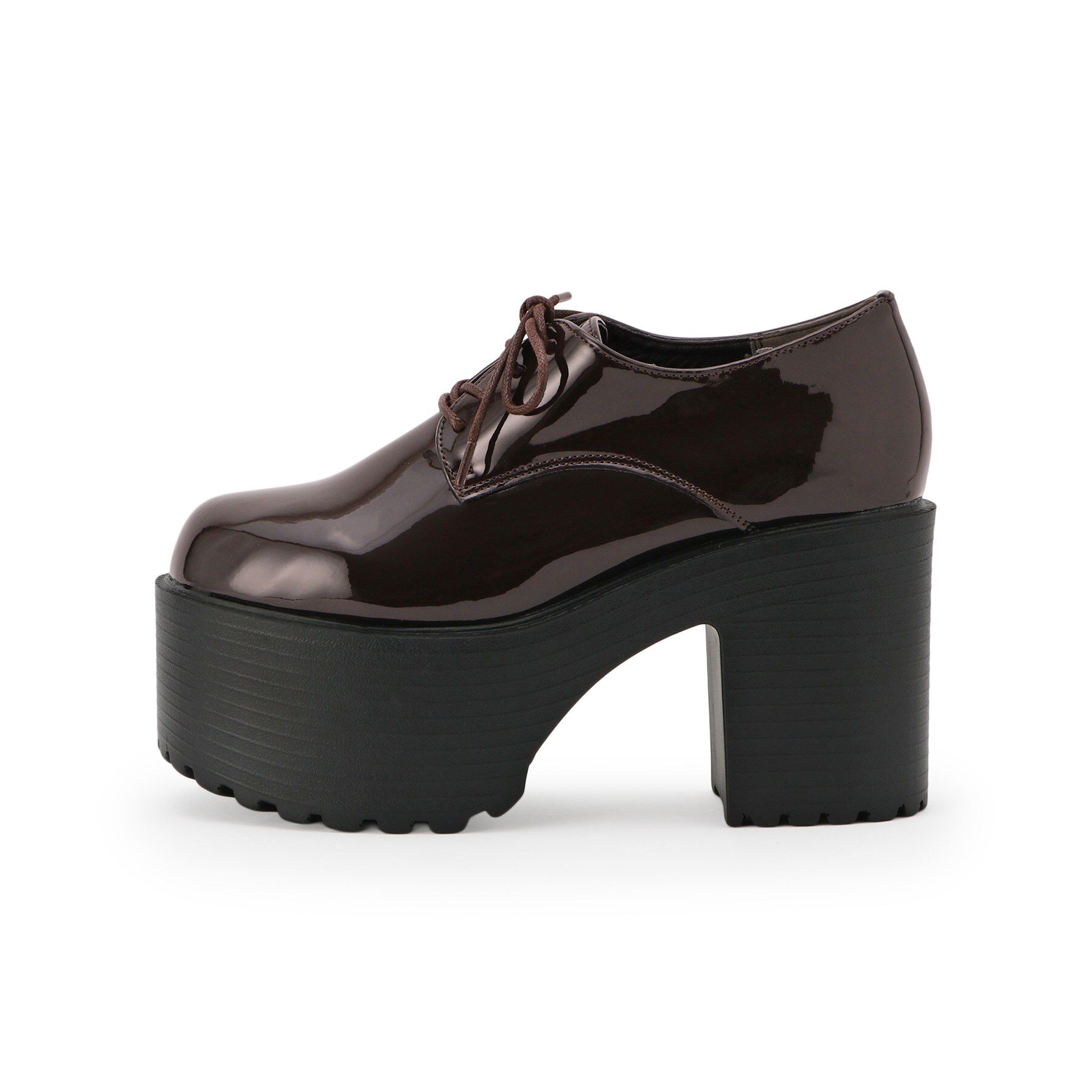 csT&P「厚底レースアップマニッシュパンプス」|パンプス|