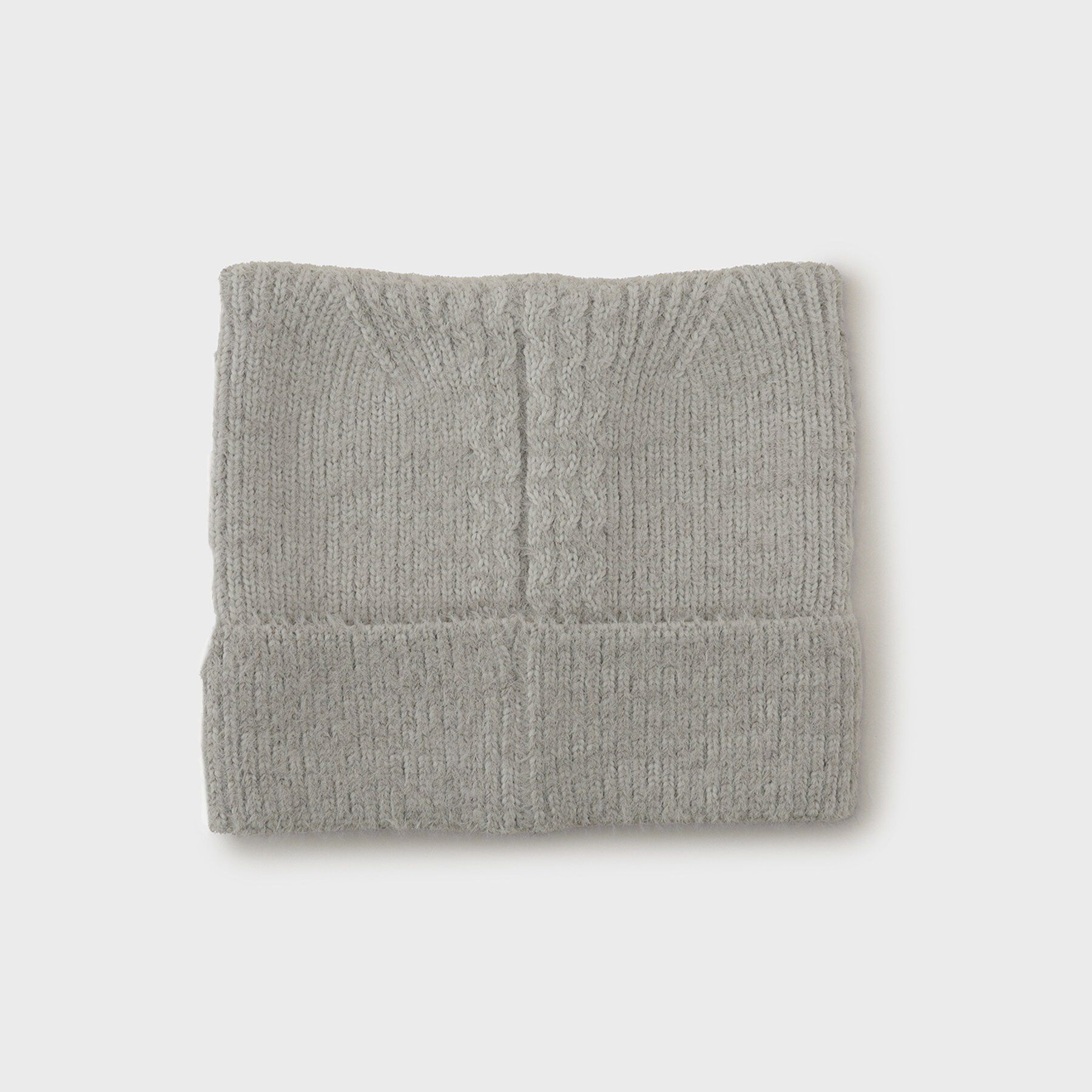 Grandedge「ネコ耳ケーブルニット帽」|ニット帽|