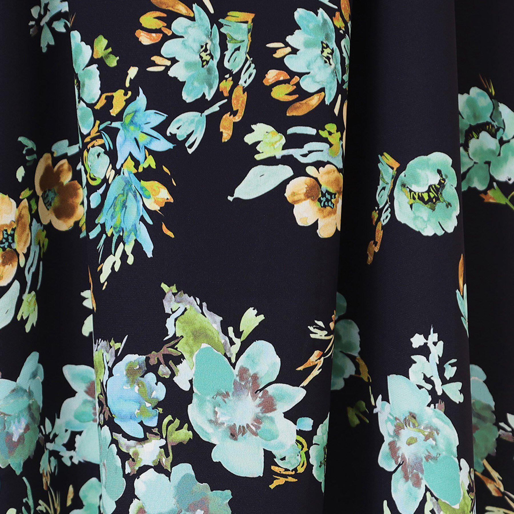 SunaUna「【co creation and yours／SS～L】花柄パネルワンピース」|ワンピース|