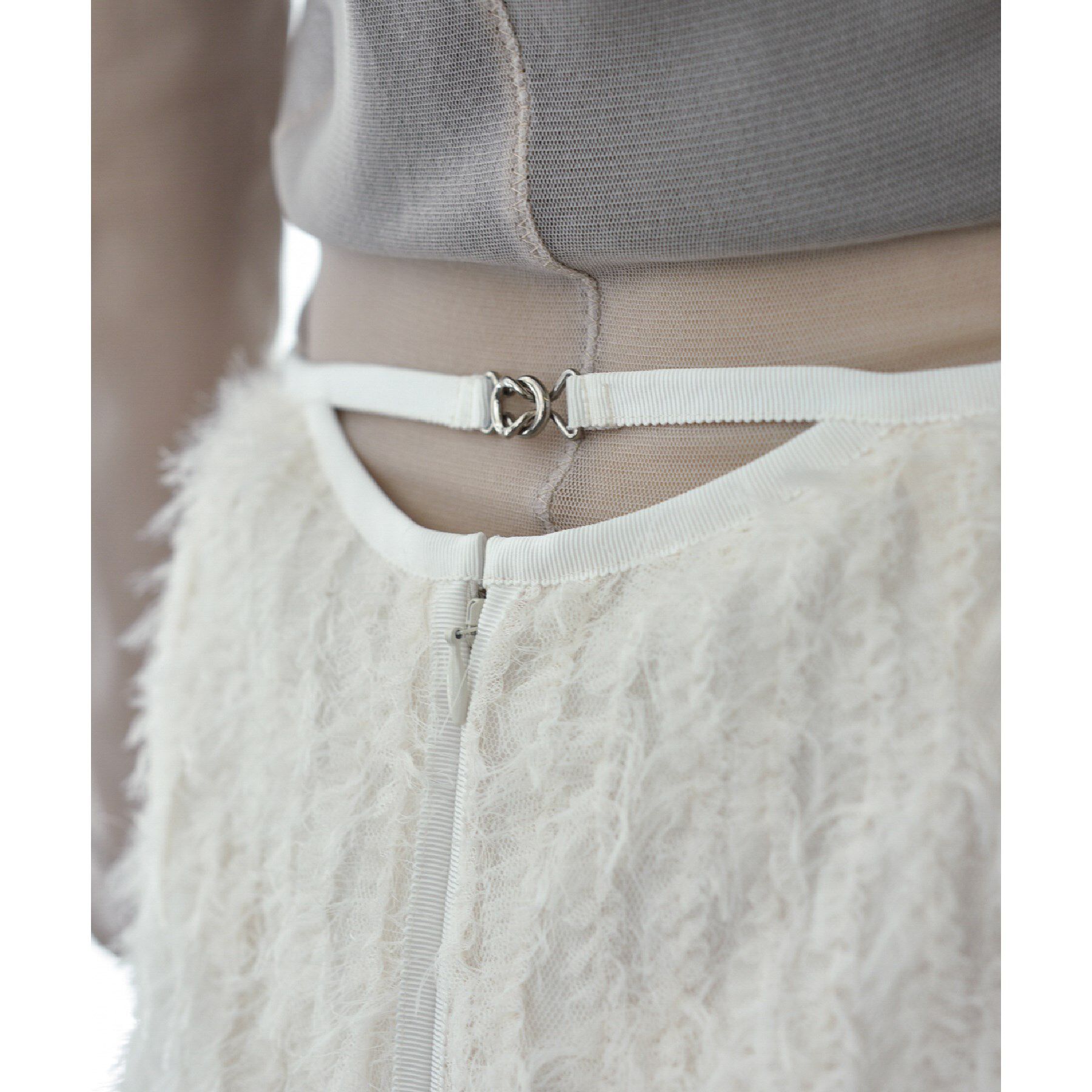 CODE A「feather long skirt」|スカート|