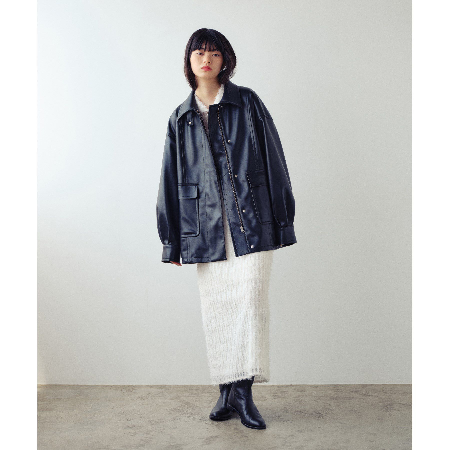 CODE A「feather long skirt」|スカート|