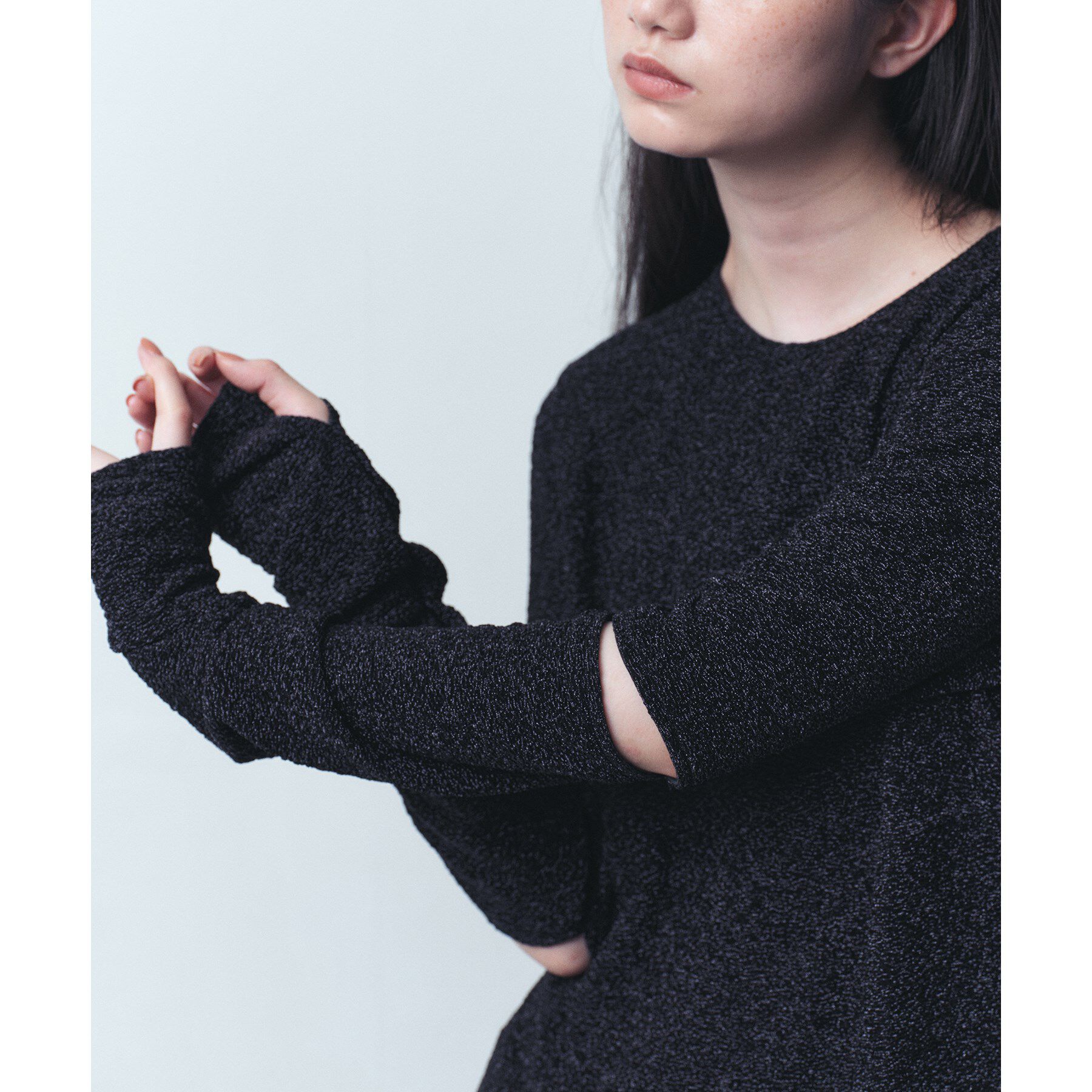 CODE A「open back lame dress」|ワンピース|