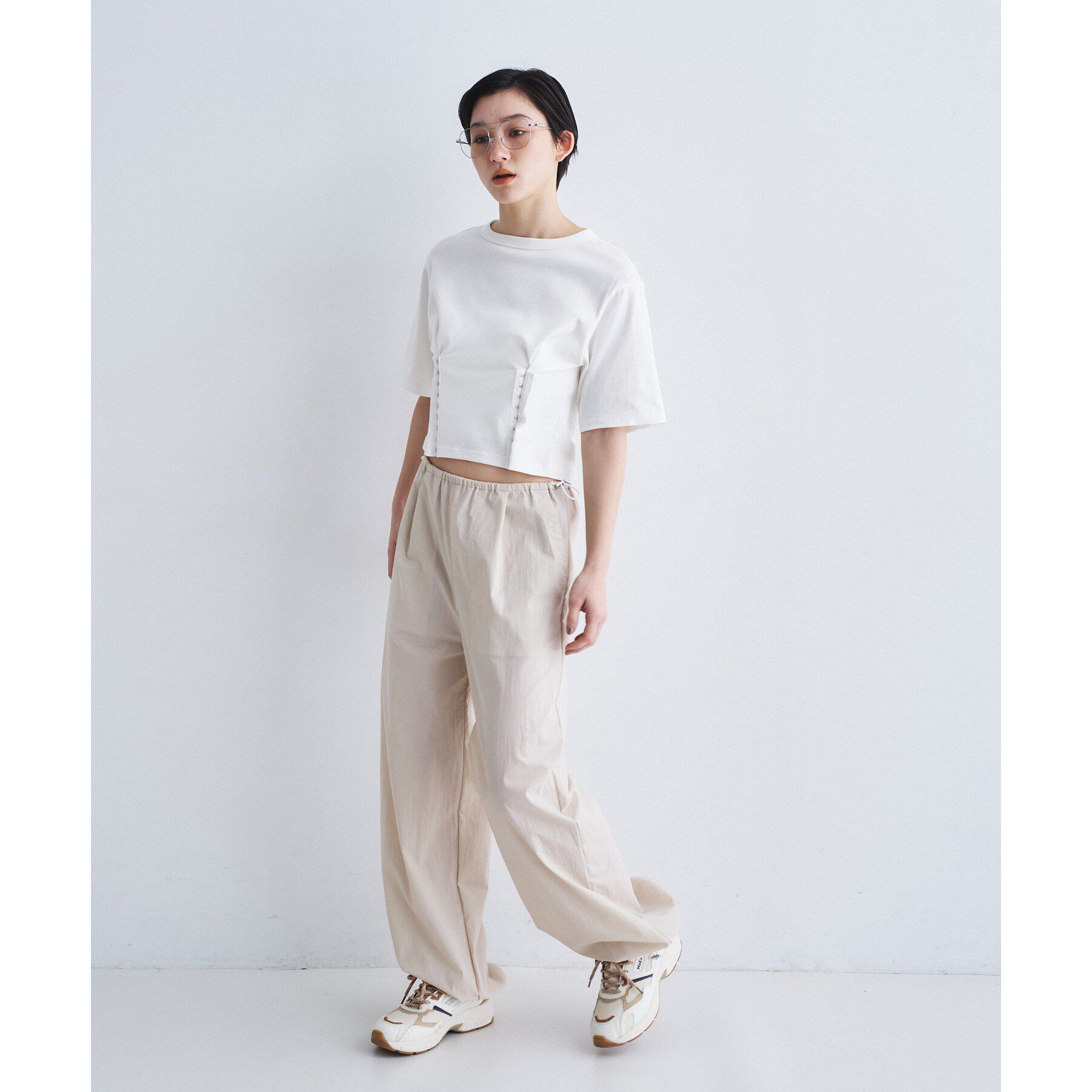 CODE A「corset jersey tee」|Tシャツ・カットソー|