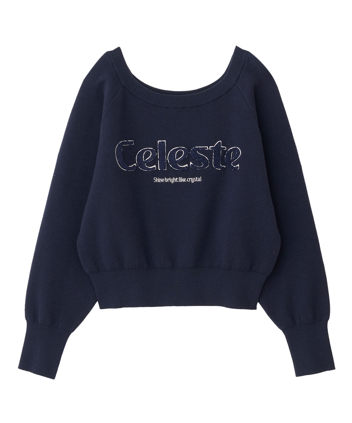 COCO DEAL「スウェットライクロゴニット」|ニット・セーター|