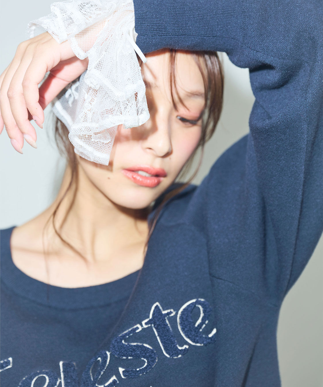 COCO DEAL「スウェットライクロゴニット」|ニット・セーター|